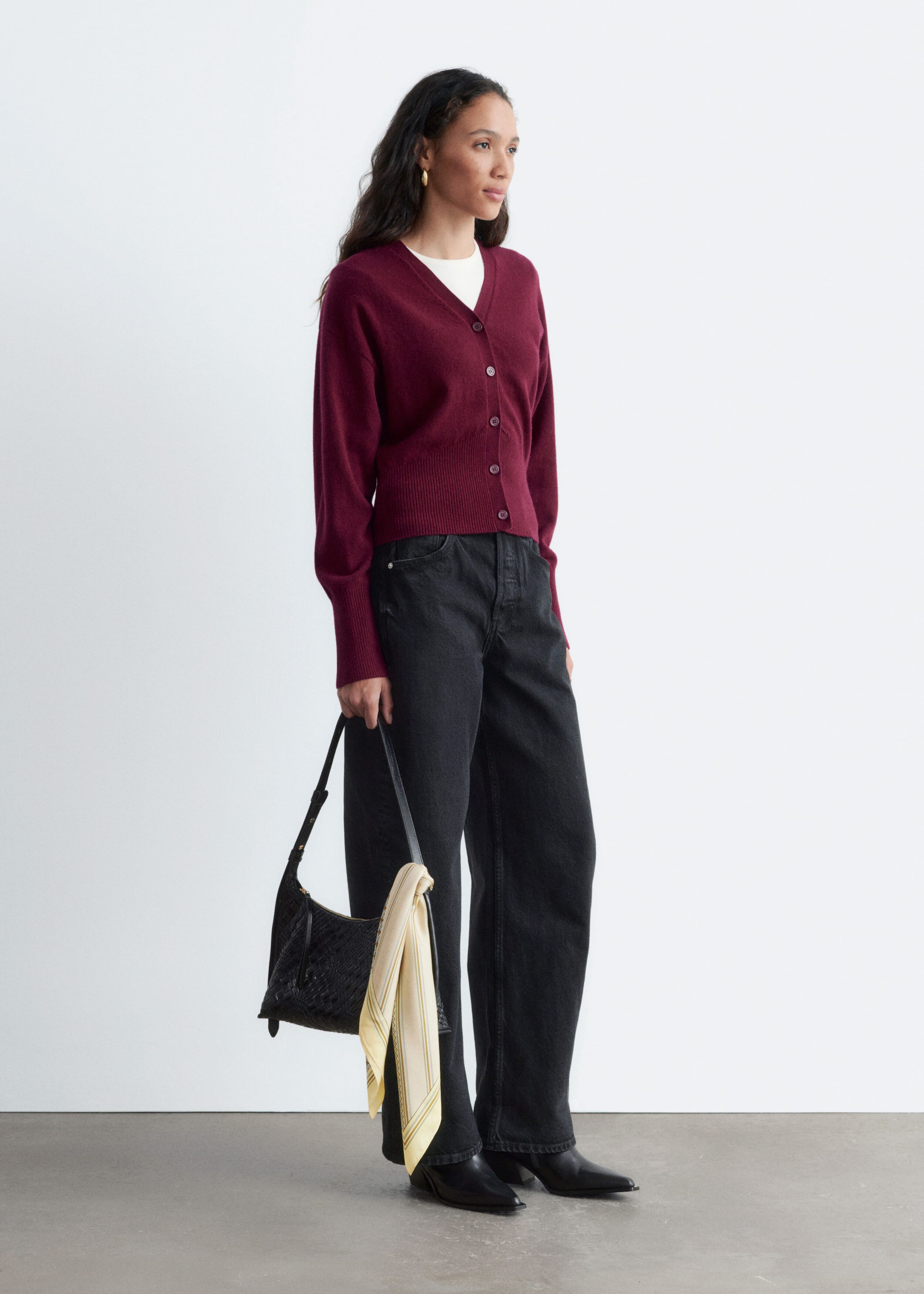 Barrel-Leg Jeans - Black - Still Life
