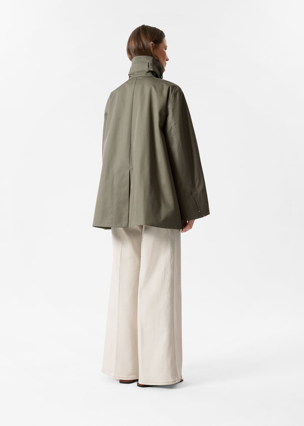 Image of A-Linien-Jacke mit Tunnelkragen