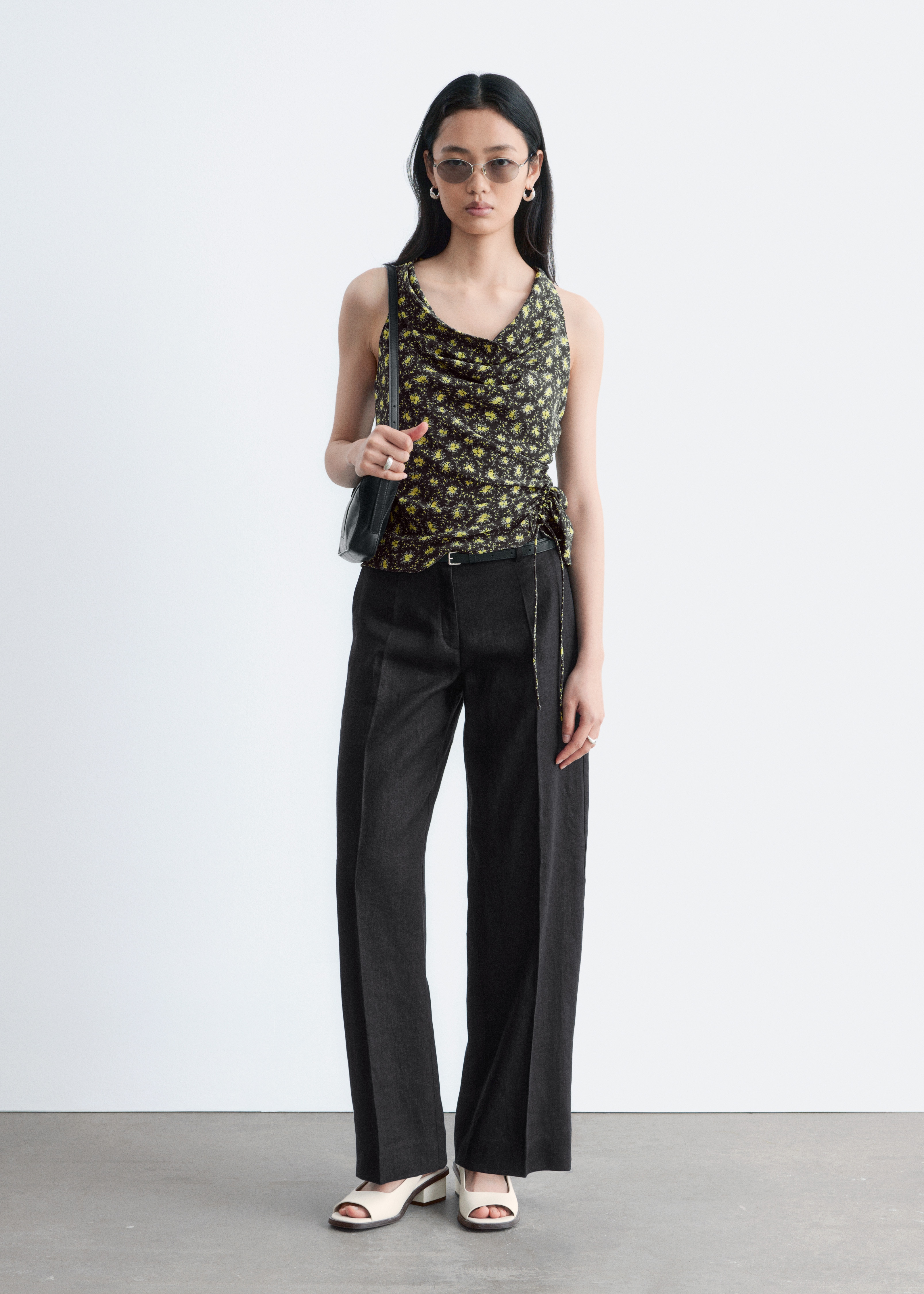 Elegante linnen broek