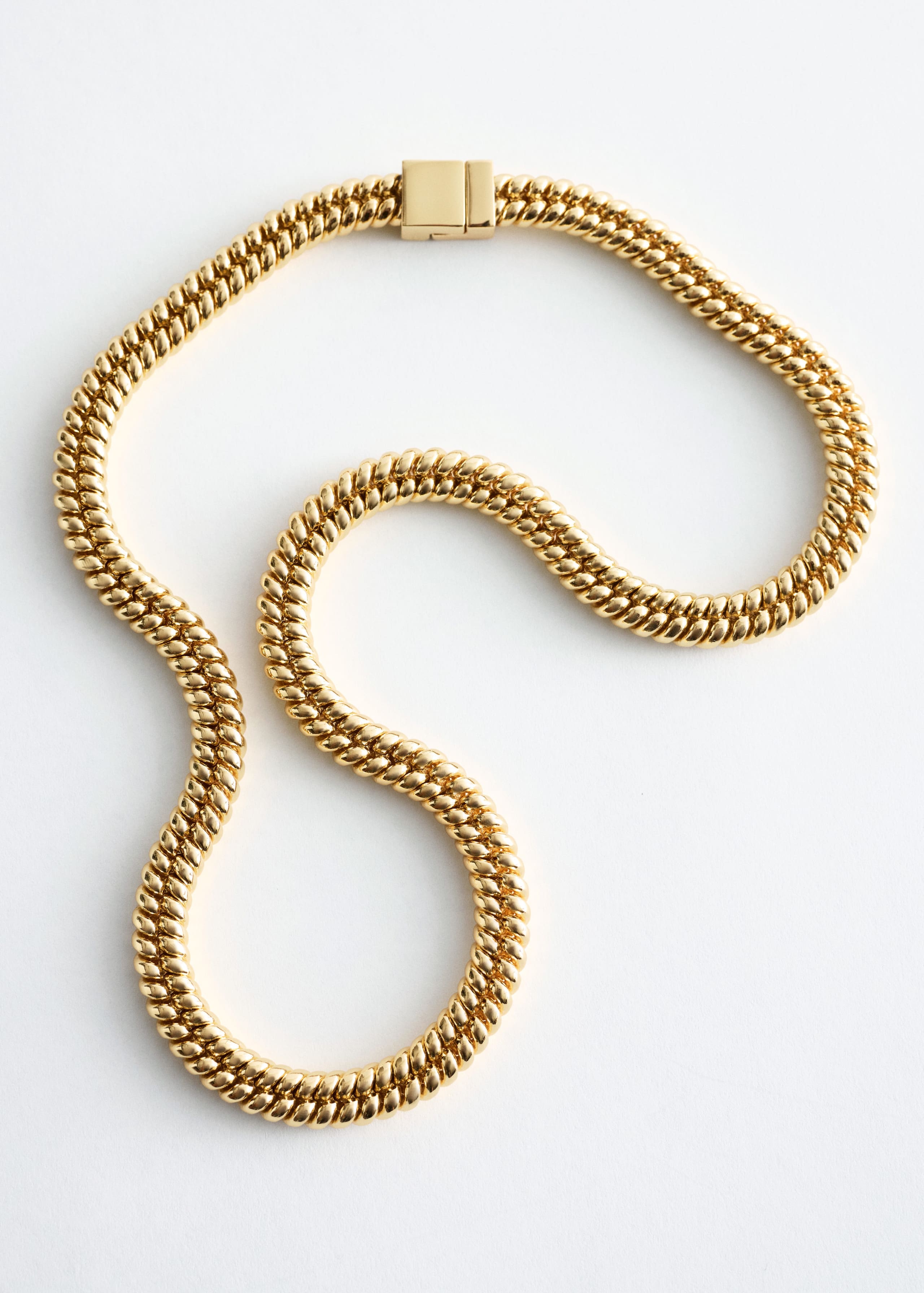 Collana a catena snake chunky - Oro - Natura morta