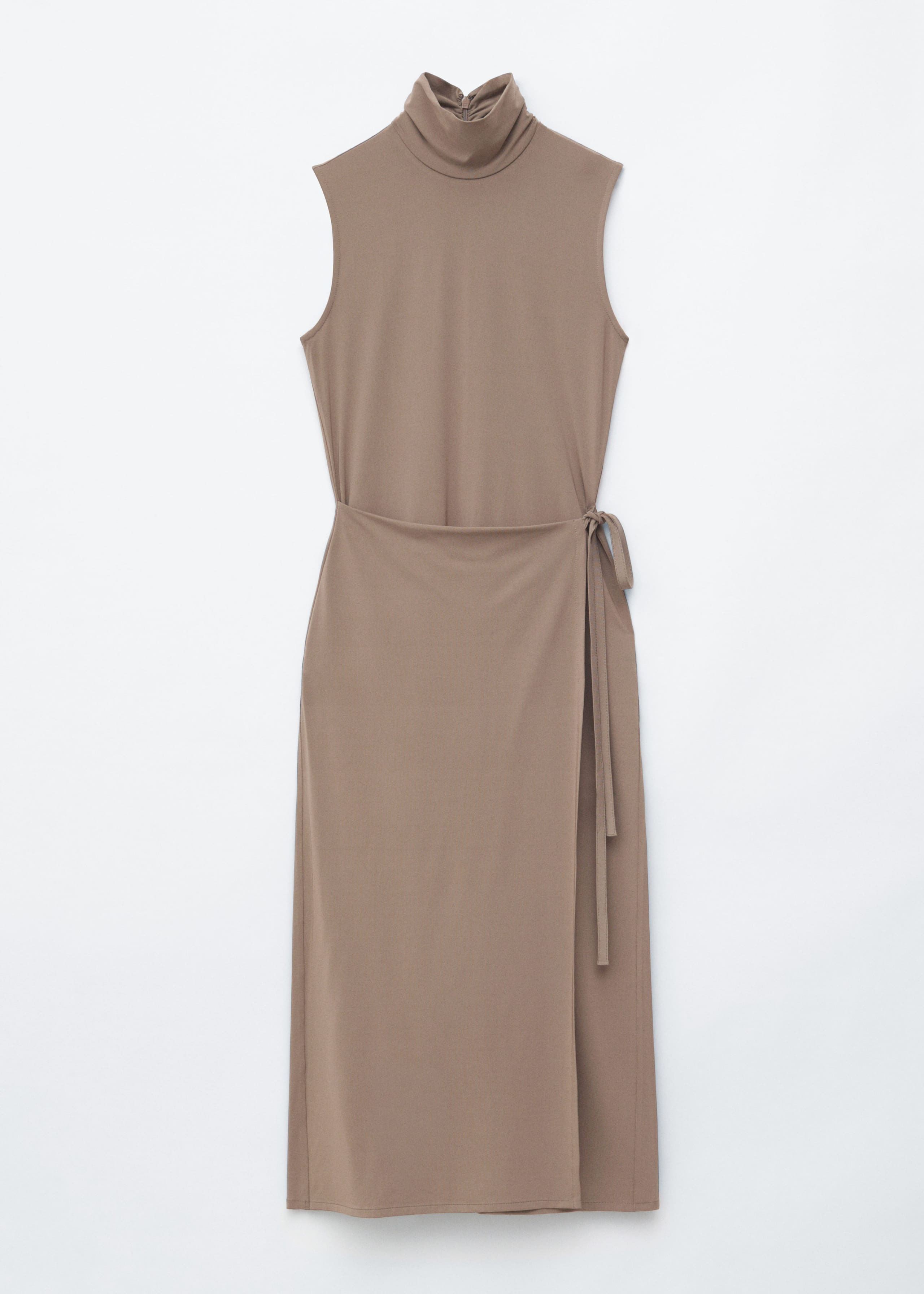 Sleeveless Turtleneck Midi Dress - Chartreuse - Still Life