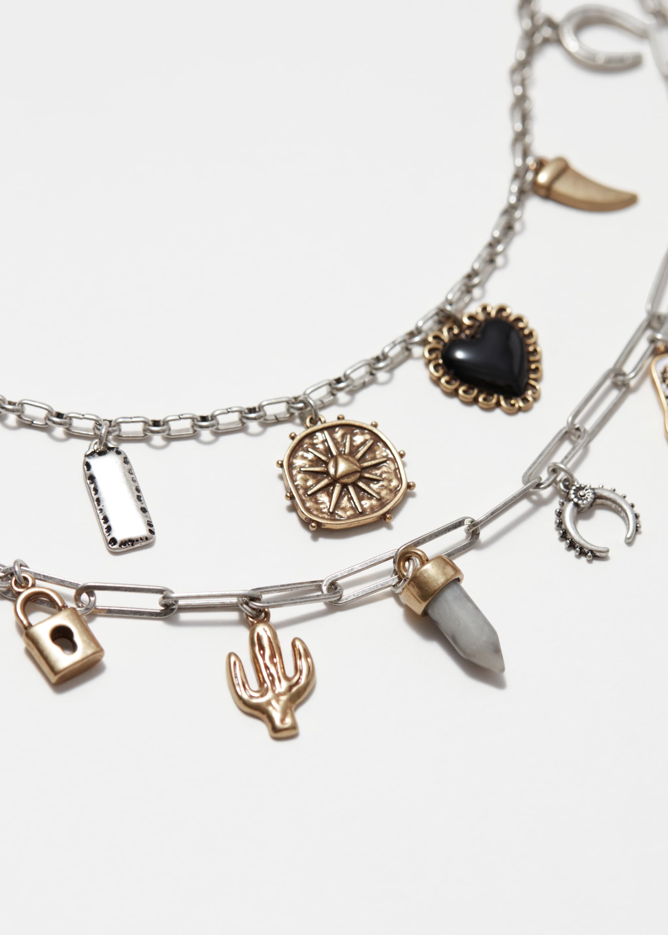 Grotere afbeelding bekijken: Halsketting met cowboybedel - Zilver - DAMES | H&M BE 4