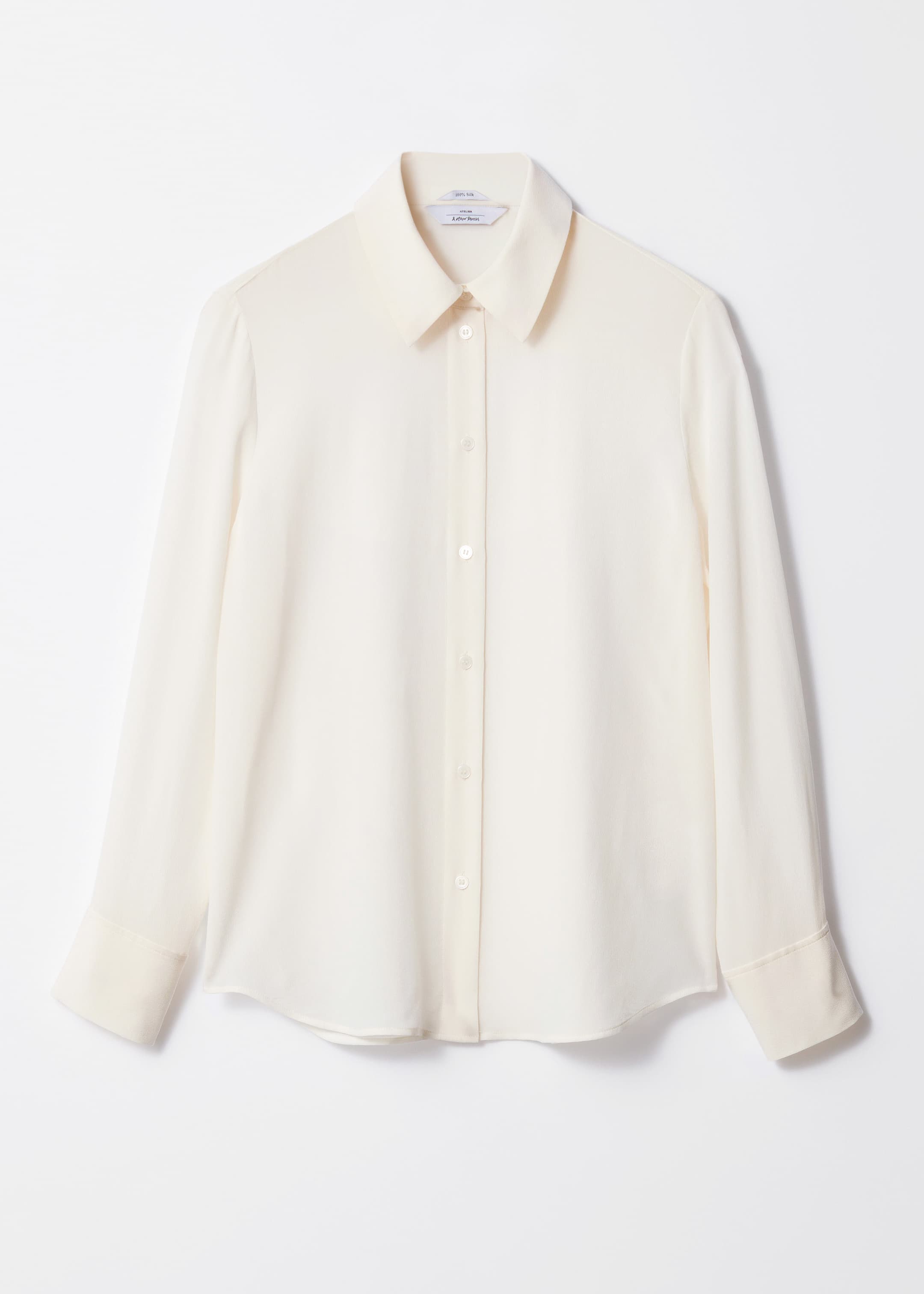 Größeres Bild anzeigen: Seidenbluse - Elfenbein - Ladies | H&M AT 1