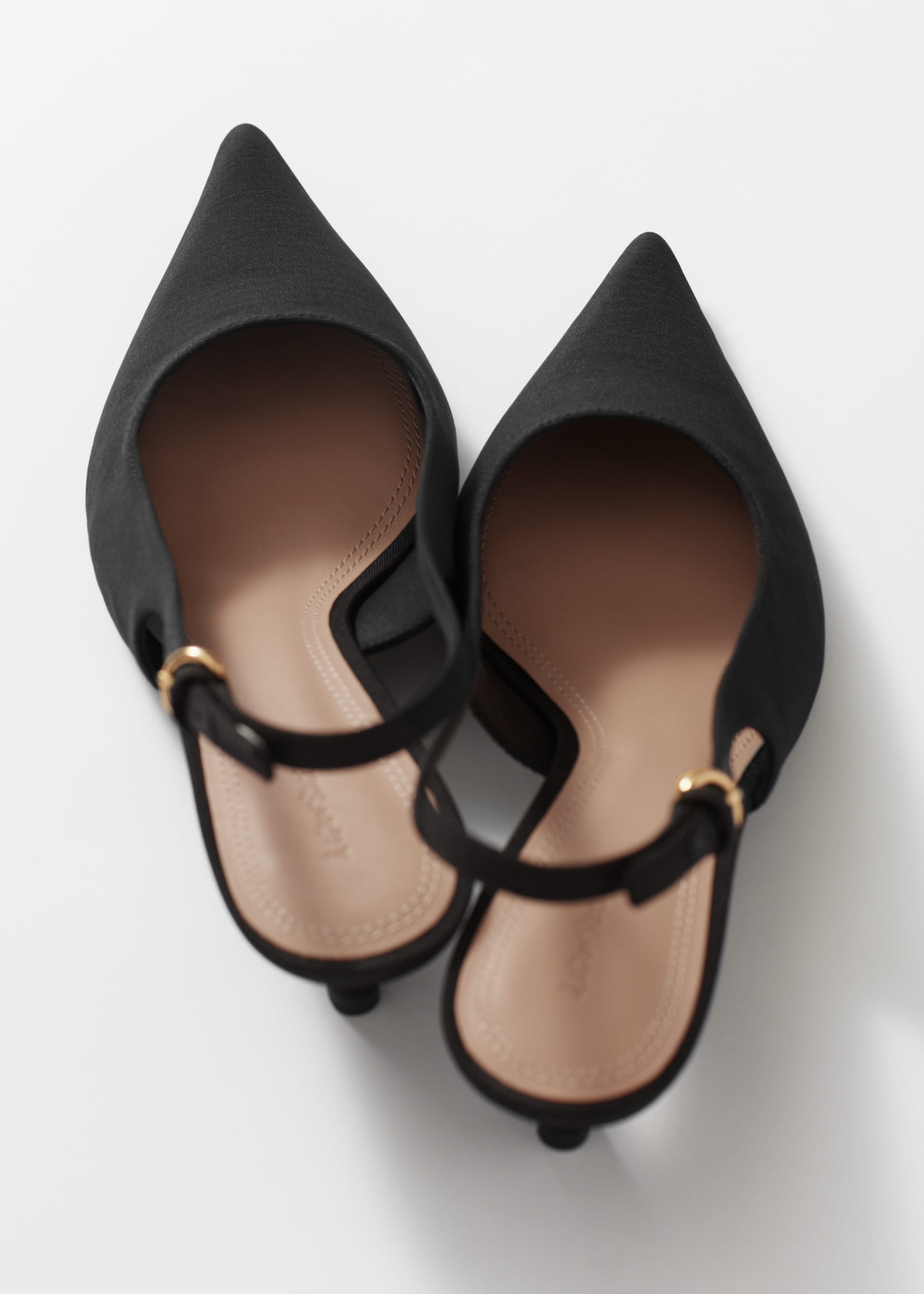 Agrandir l'image: Escarpins classiques en satin - Satin noir - FEMME | H&M BE 3