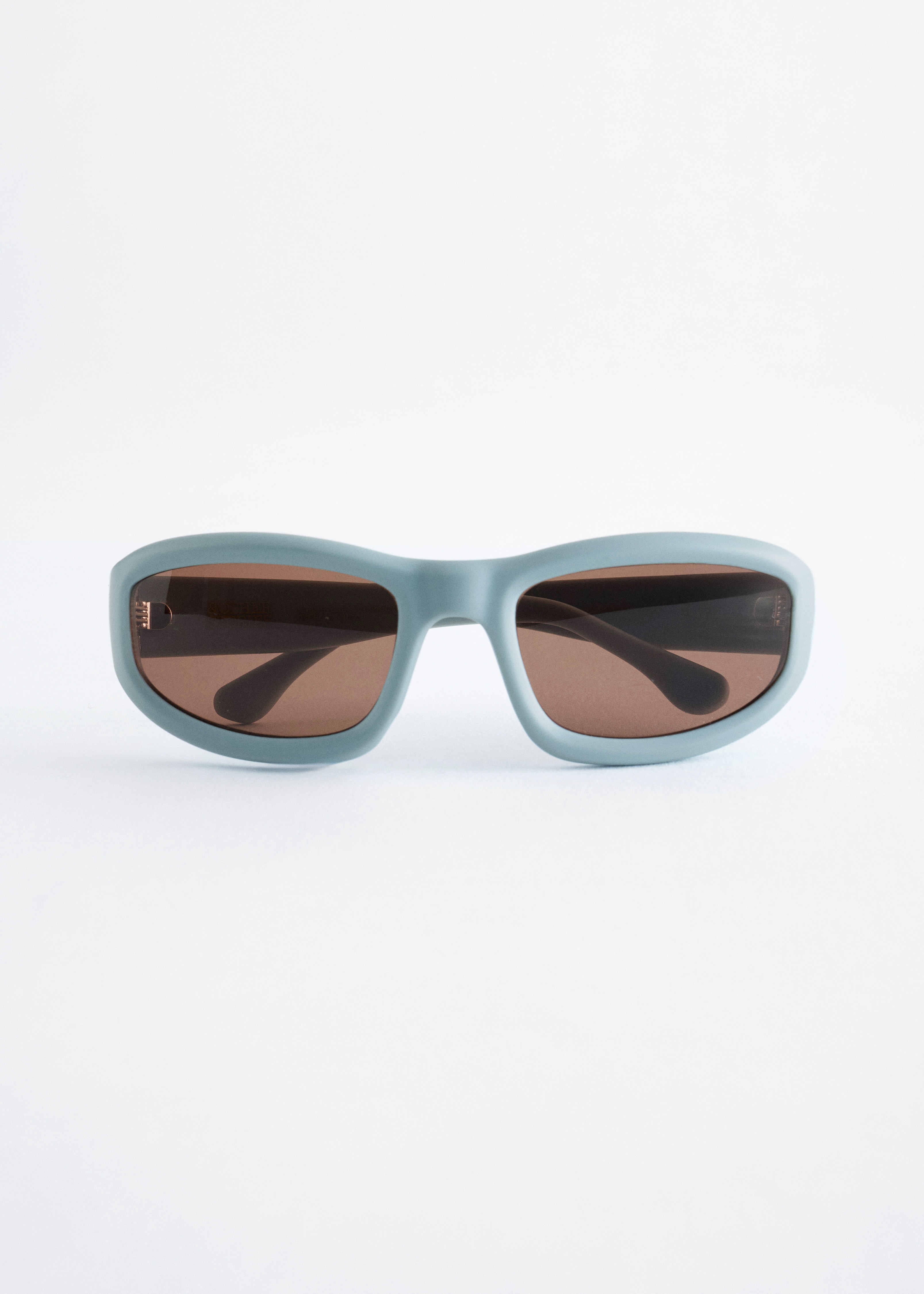 Oval Sunglasses - Turquoise/Marron / Écaille de tortue