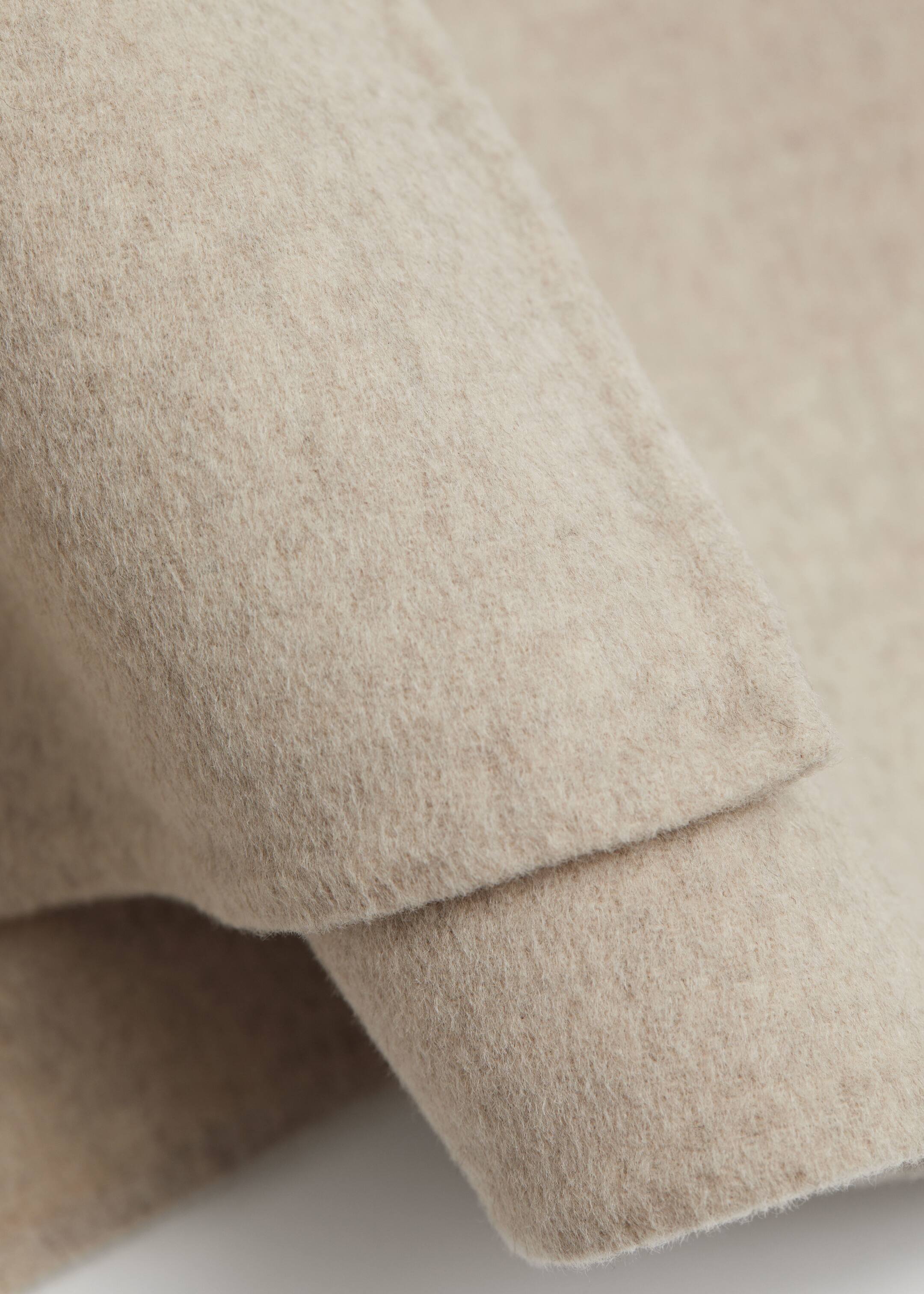 Agrandir l'image: Manteau court ceinturé en laine - Taupe - FEMME | H&M CH 3