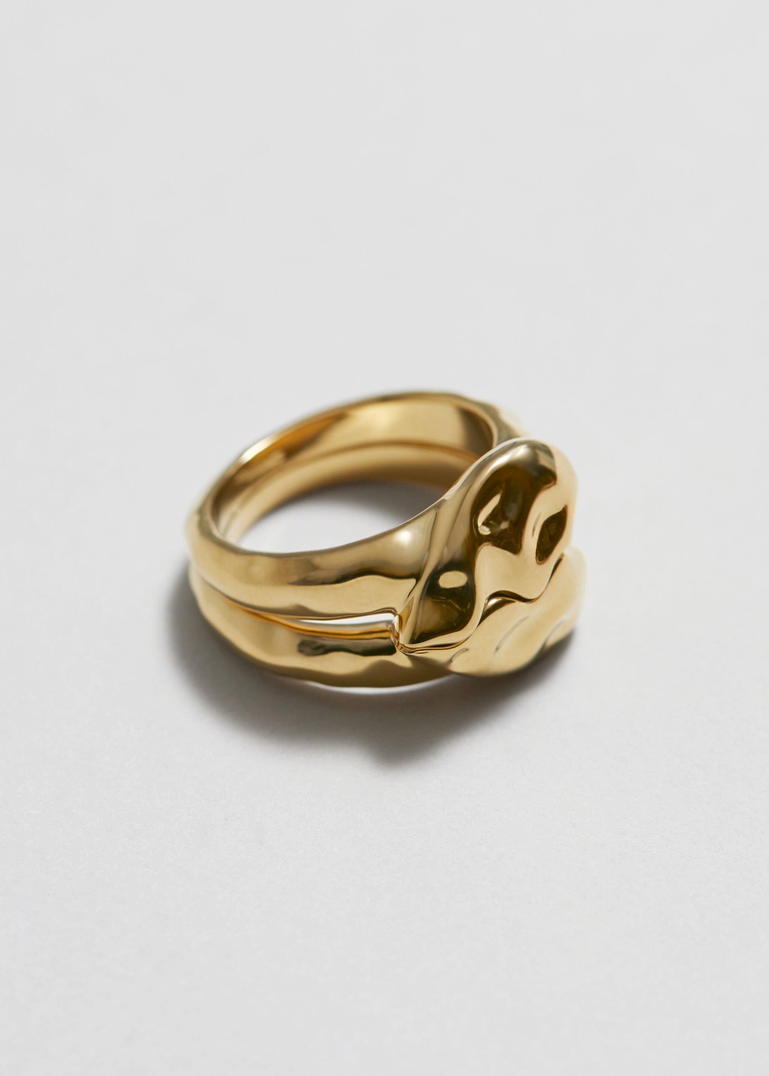 Shared Heart Rings - Gold - Still Life