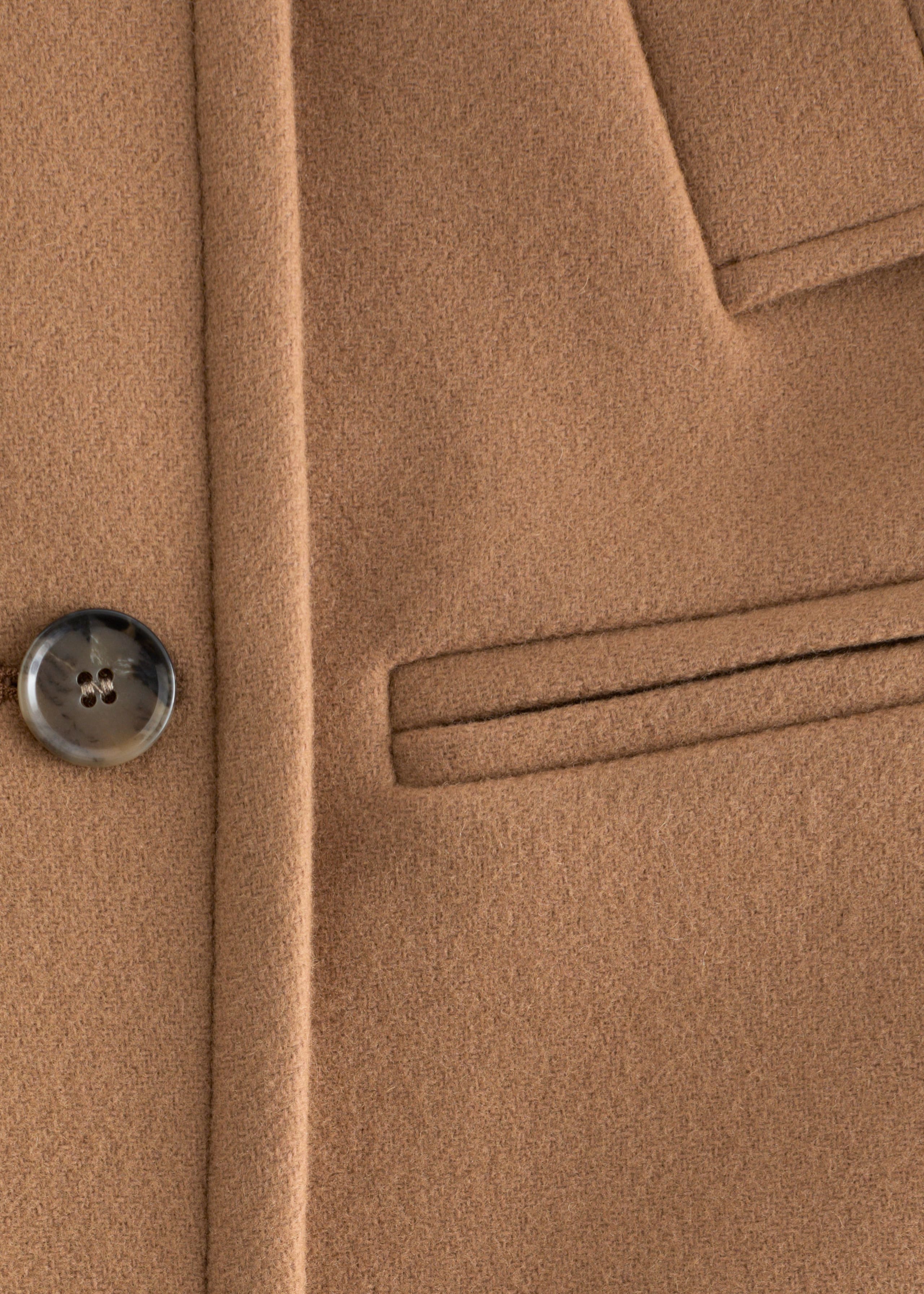 Image of Tailored Wool Pea Coat