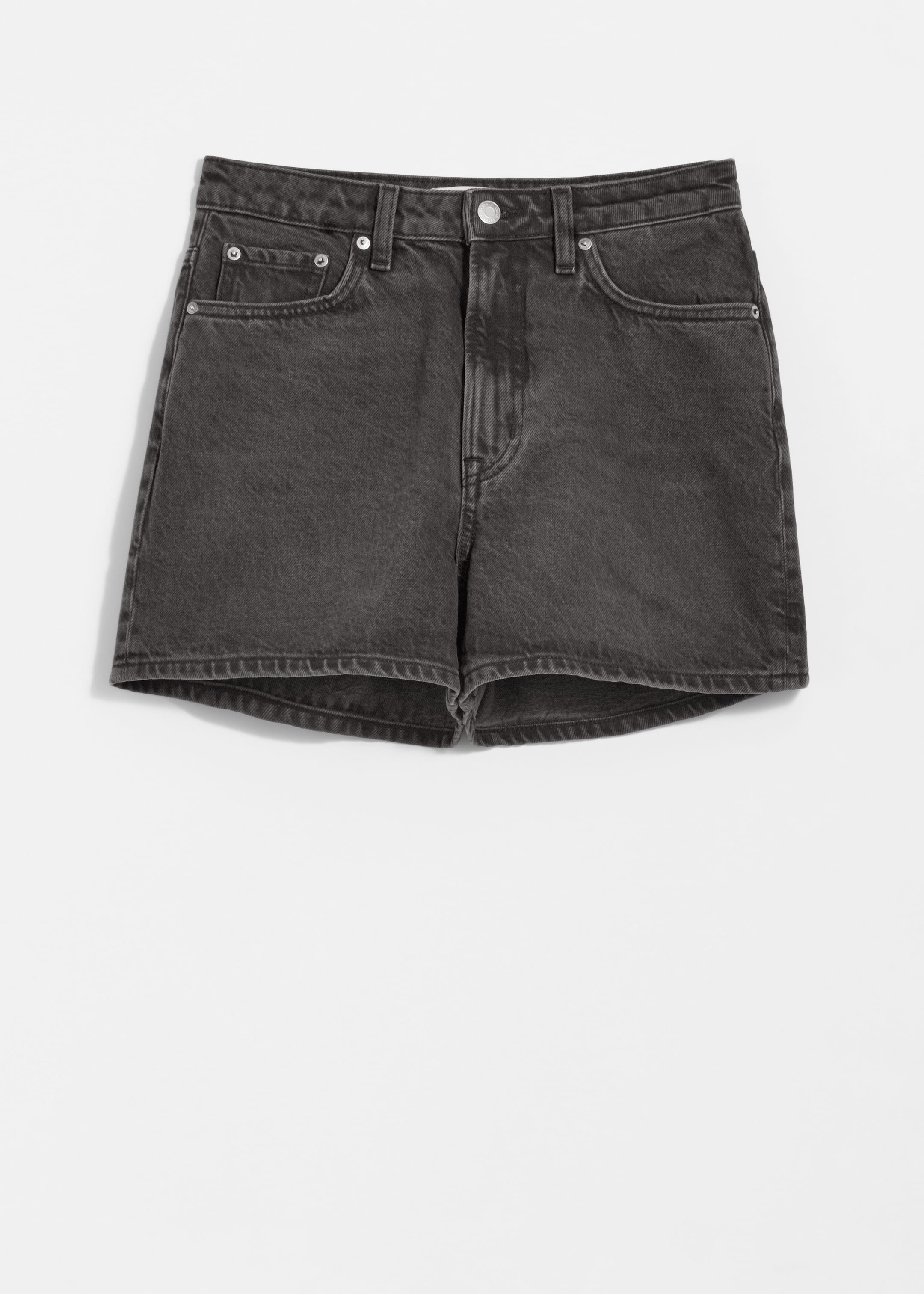 Größeres Bild anzeigen: 5-Pocket-Jeansshorts - Schwarz - Ladies | H&M AT 1