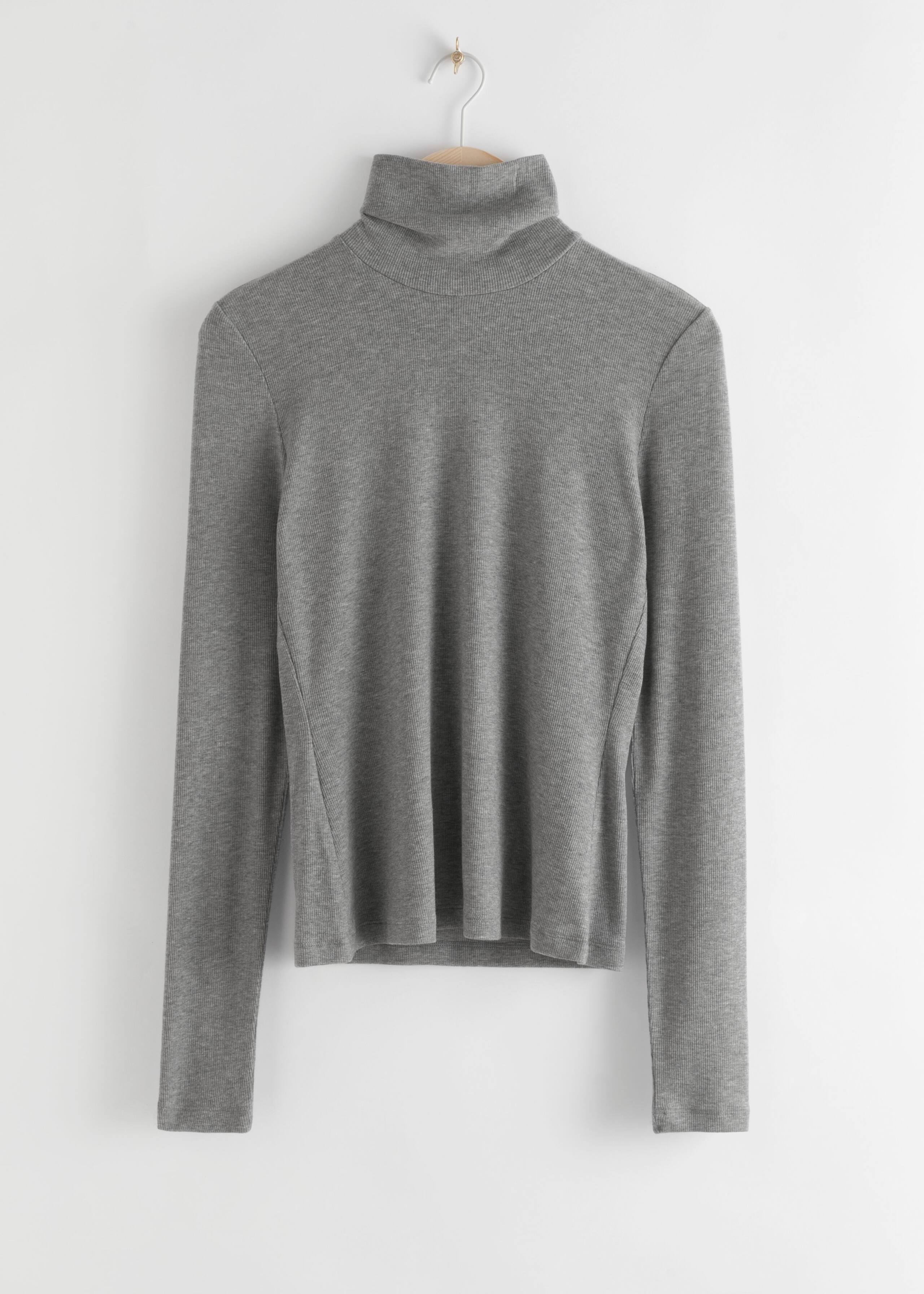 Fitted Turtleneck Top - Beige - Still Life
