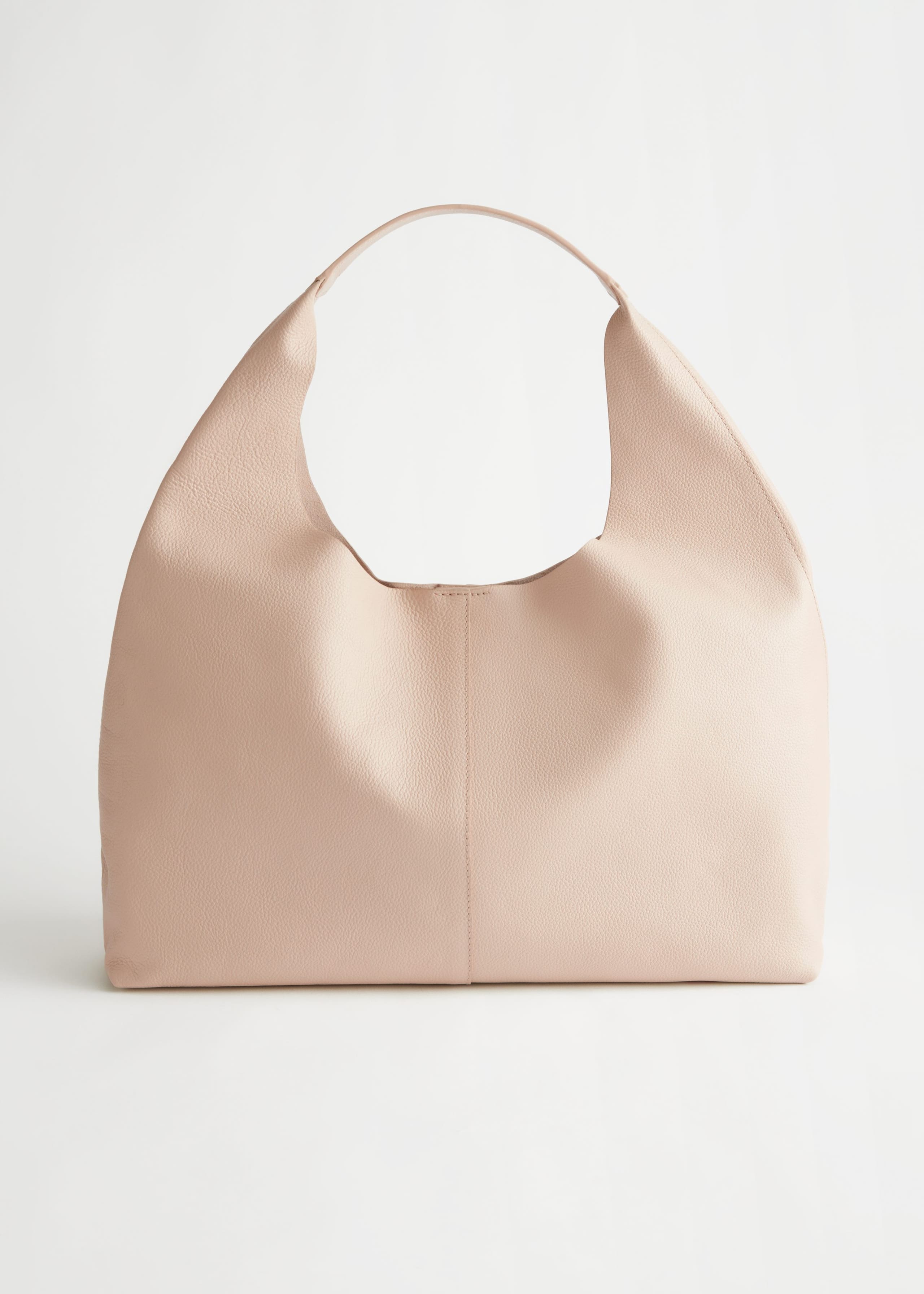 Grainy Leather Tote Bag - Grass green - Still Life