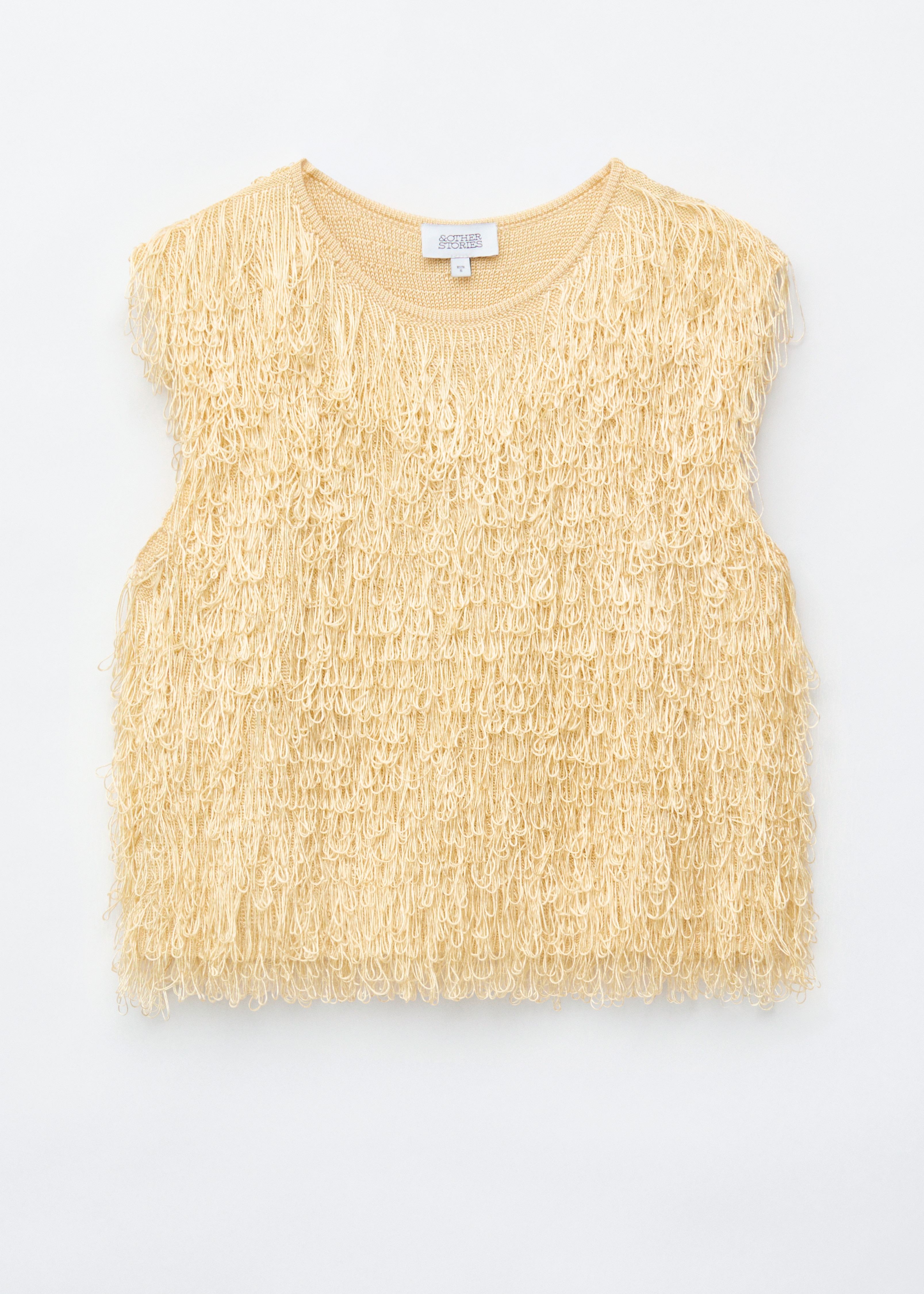 Fringed Top - Cream