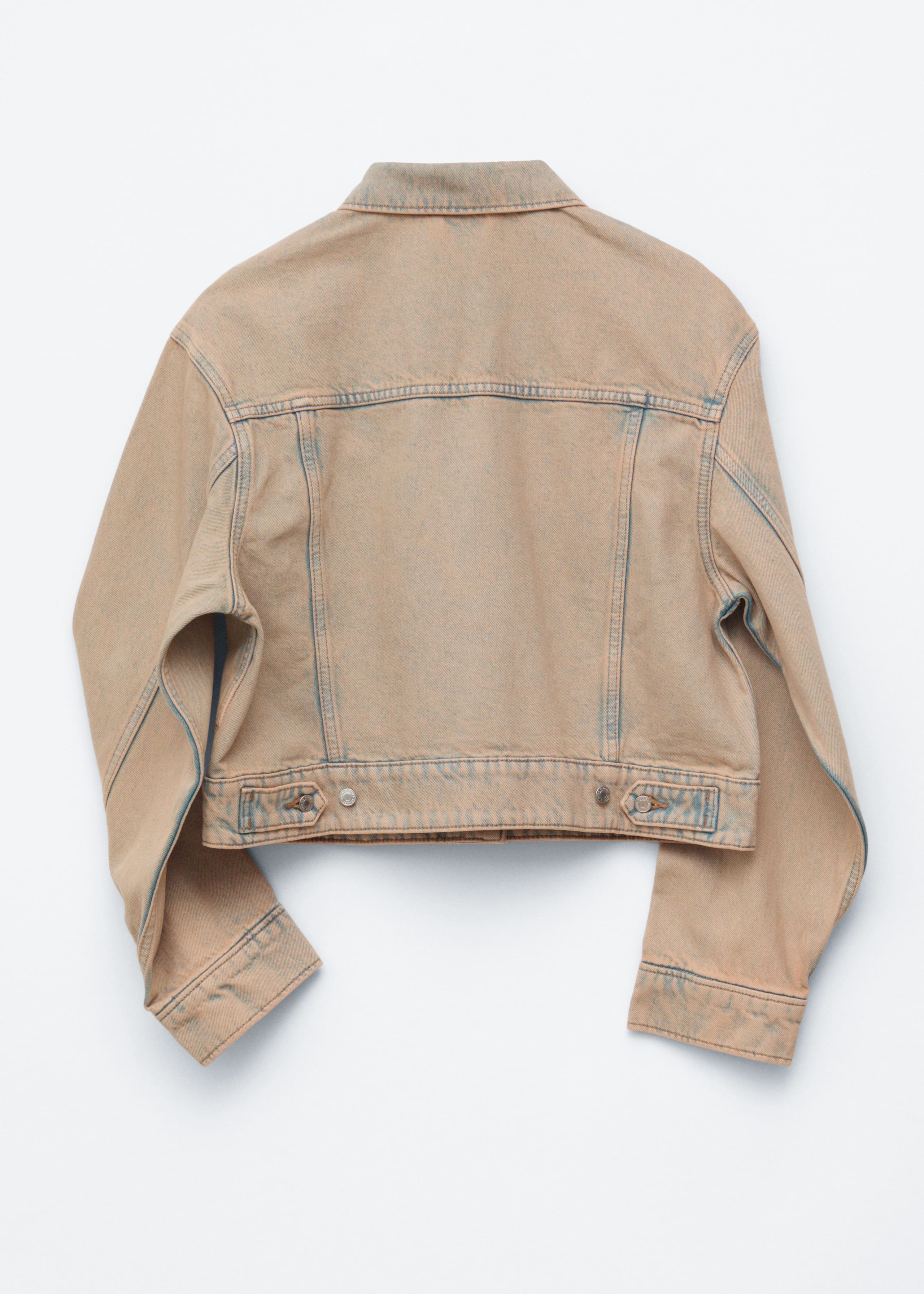 Image of Cropped Overdye Denim Jacket