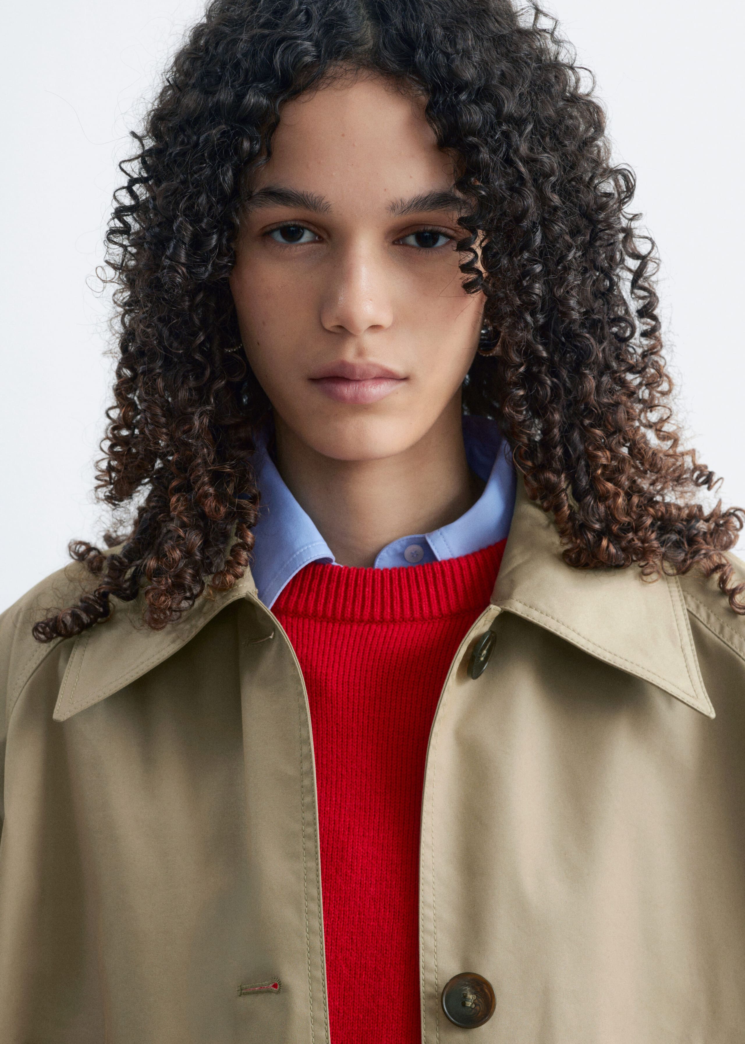 Verkürzte Jacke - Beige - Lookbook