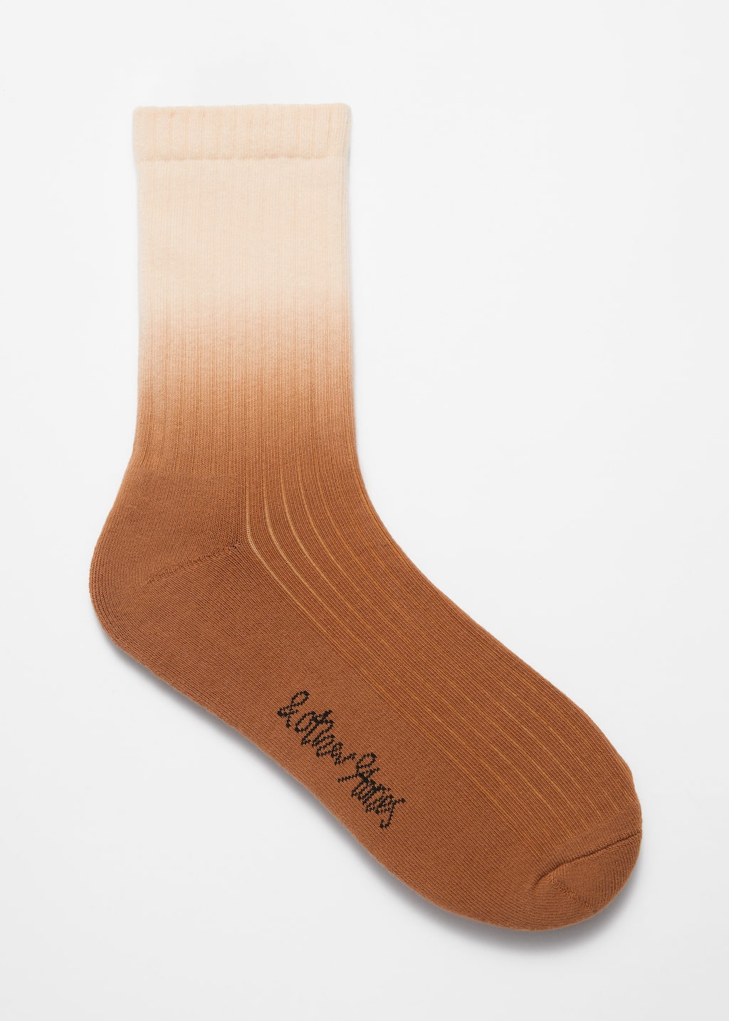 Image of Gerippte Socken mit Farbverlauf