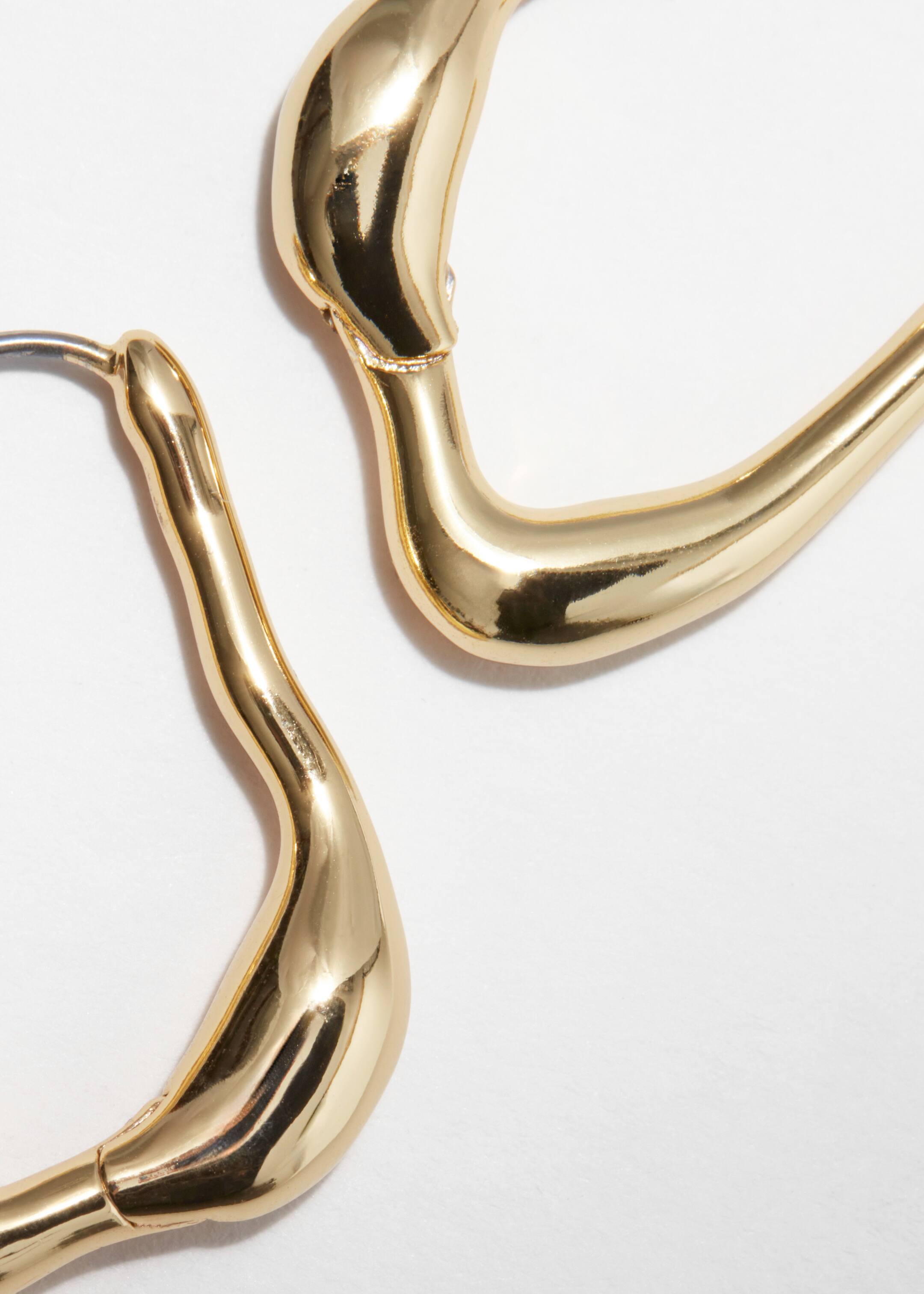 Visualizza immagine più grande: Orecchini a cerchio irregolari - Oro - DONNA | H&M IT 3