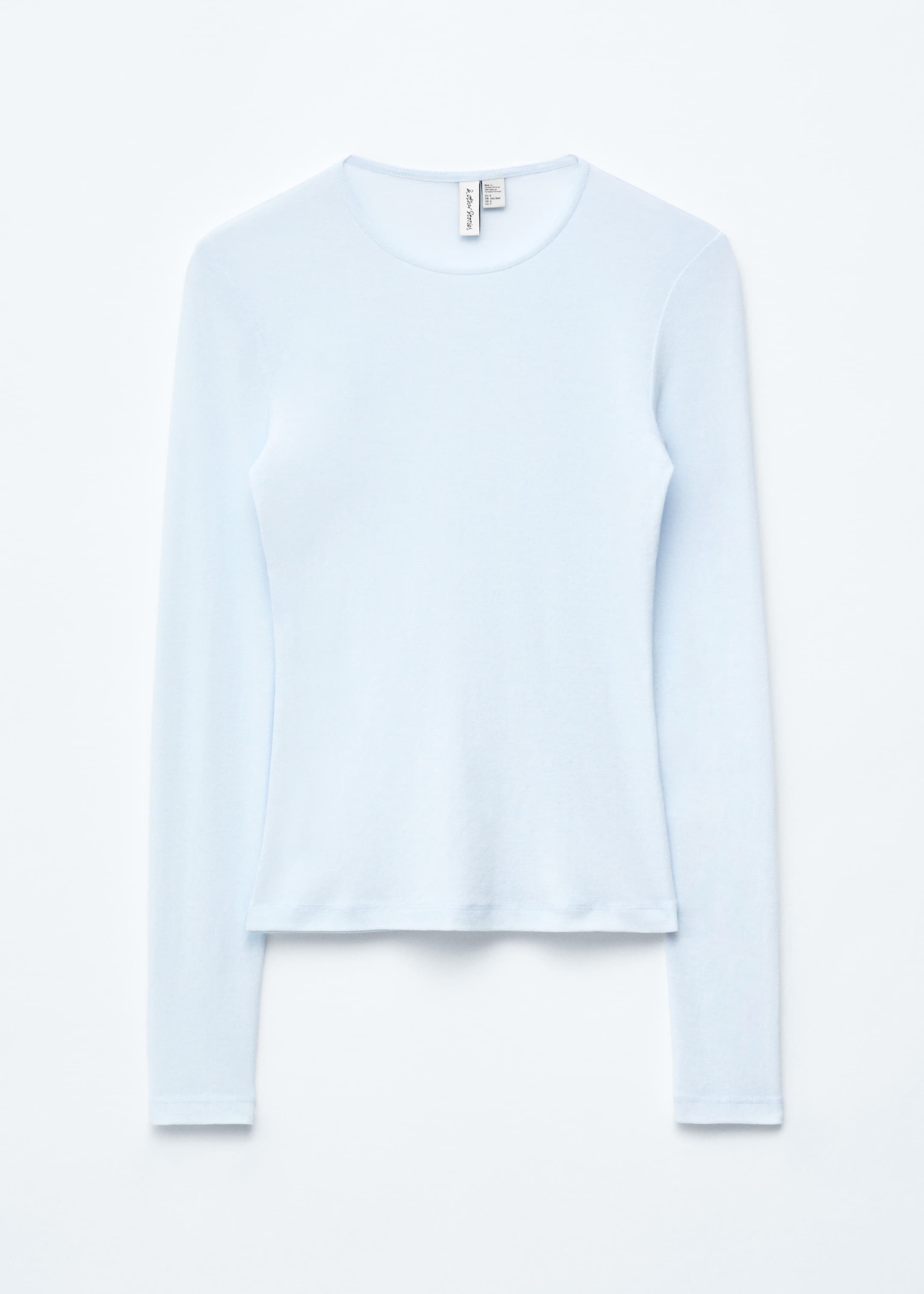 Zobacz większy obraz: Sheer Long-Sleeve Top - Jasnoniebieski - ONA | H&M PL 1