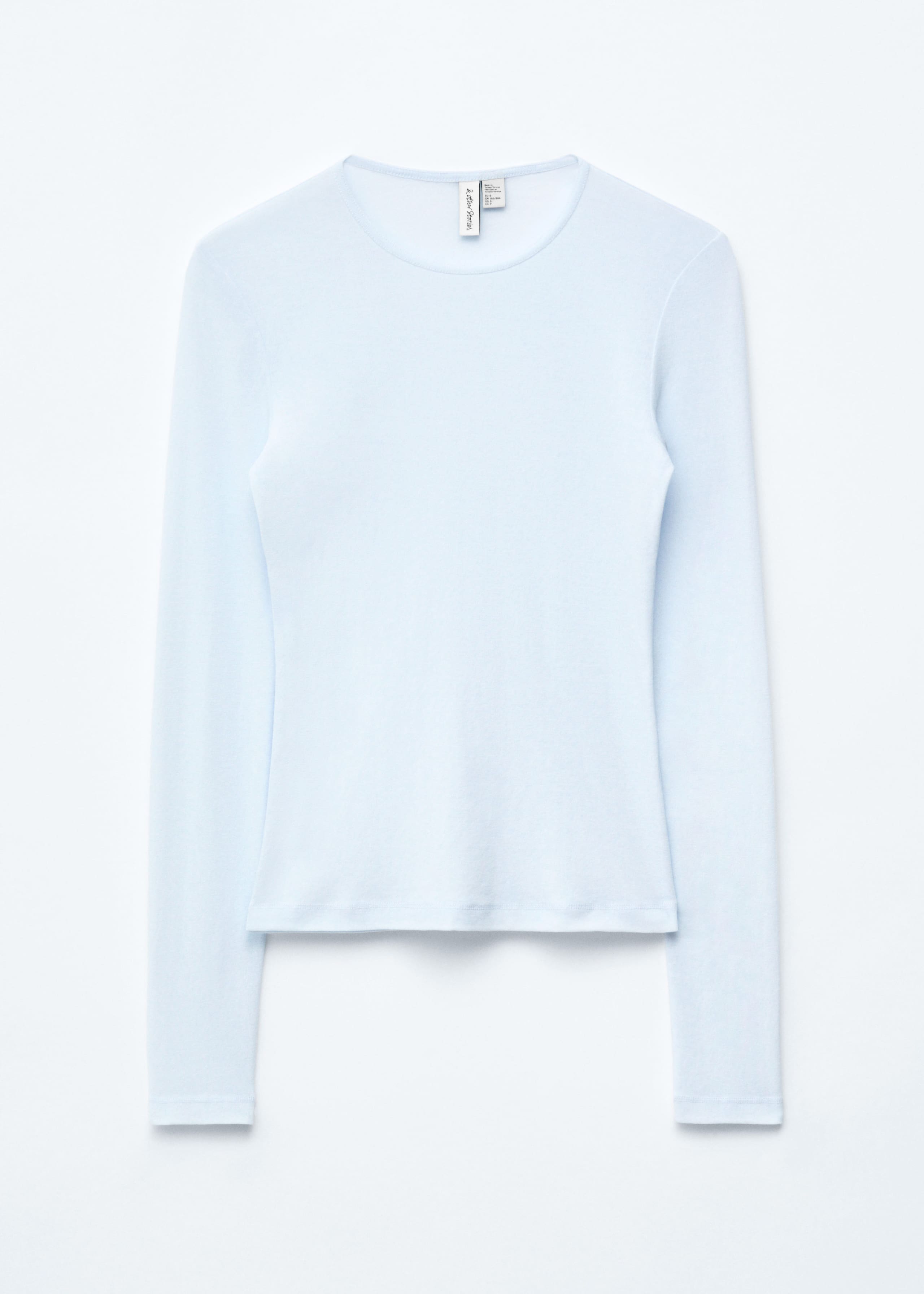 Image of Sheer Long-Sleeve Top