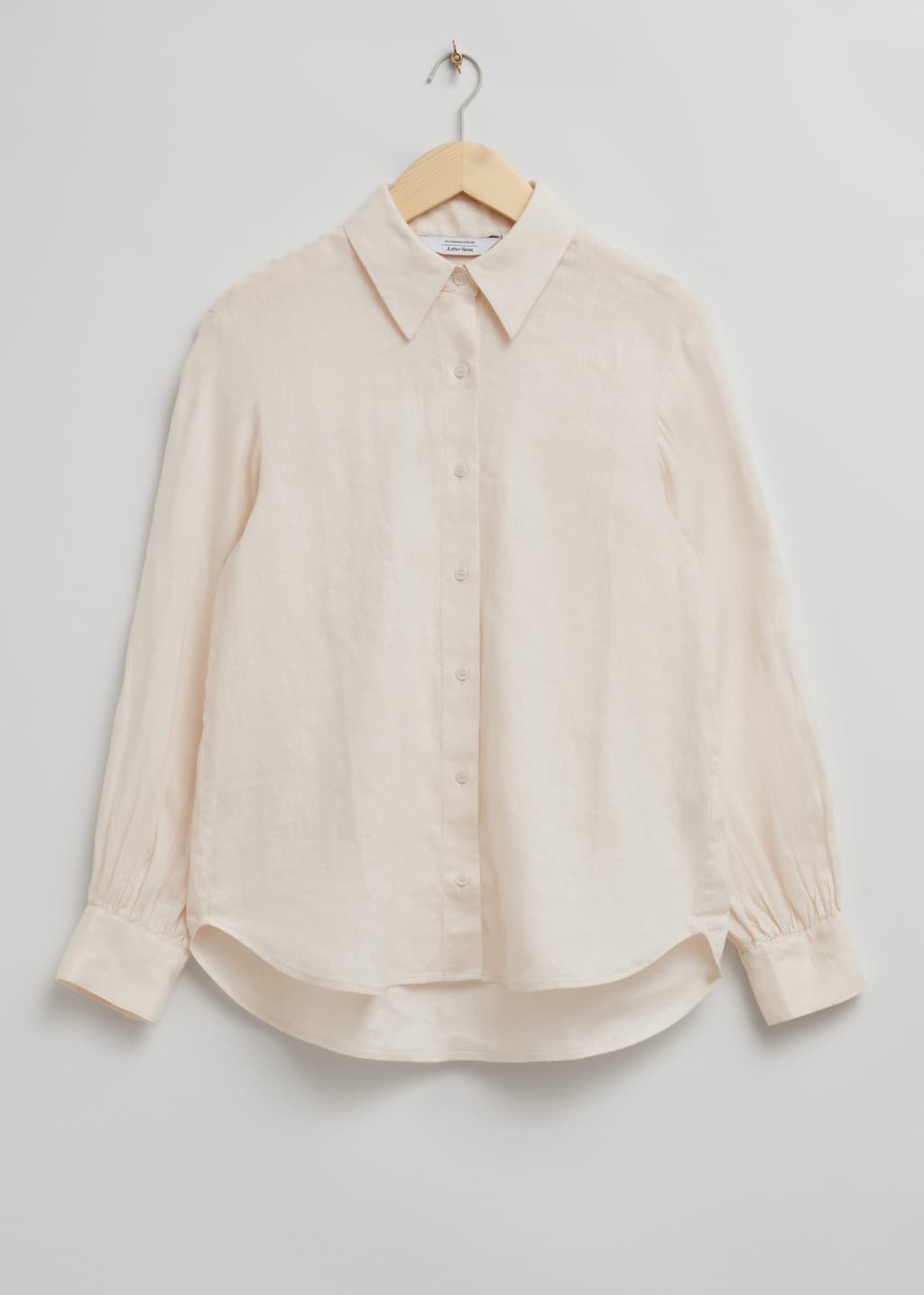Loose-FitLinenShirt - Pink - Natura morta