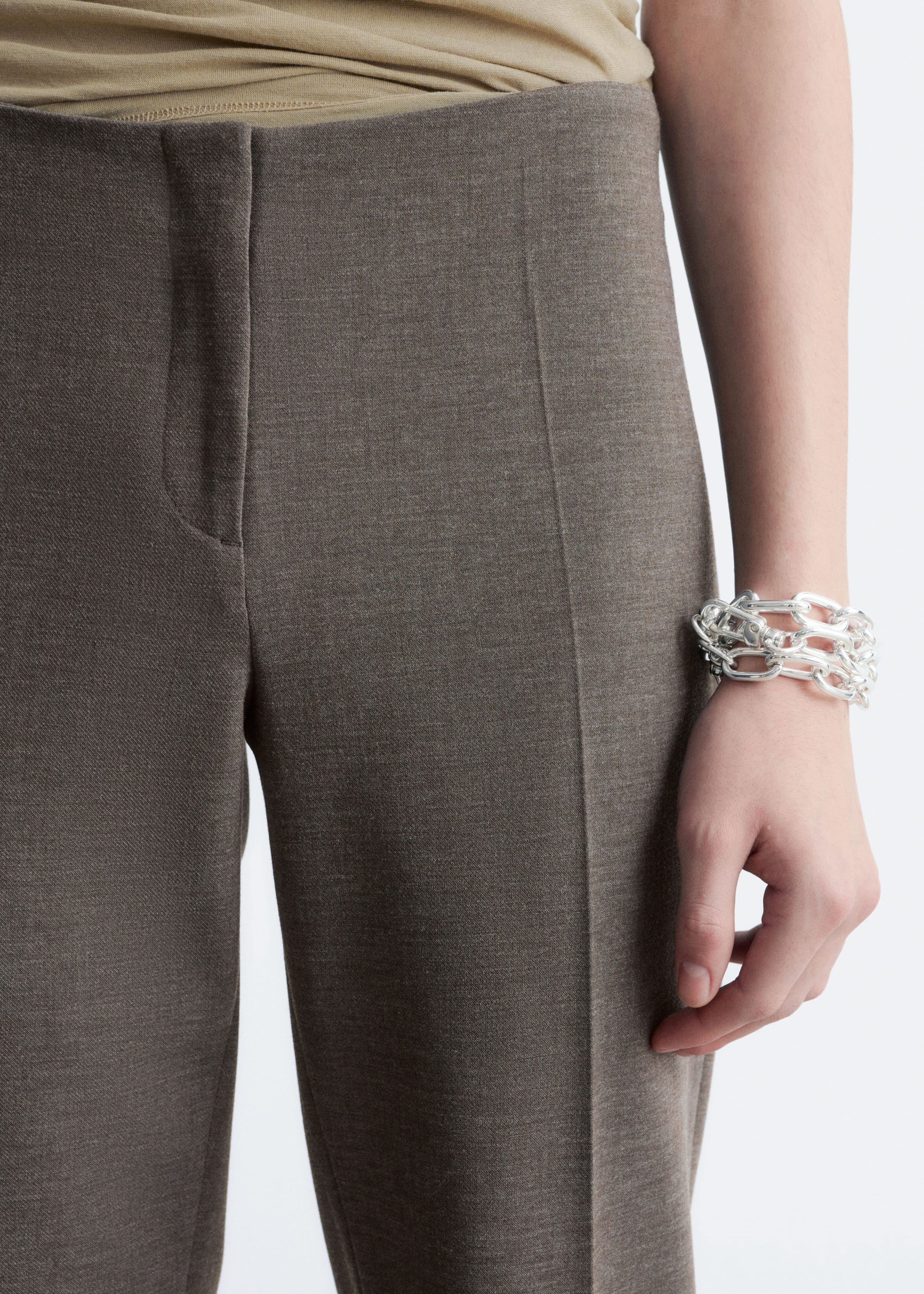 Image of Tailored Press-Crease Trousers