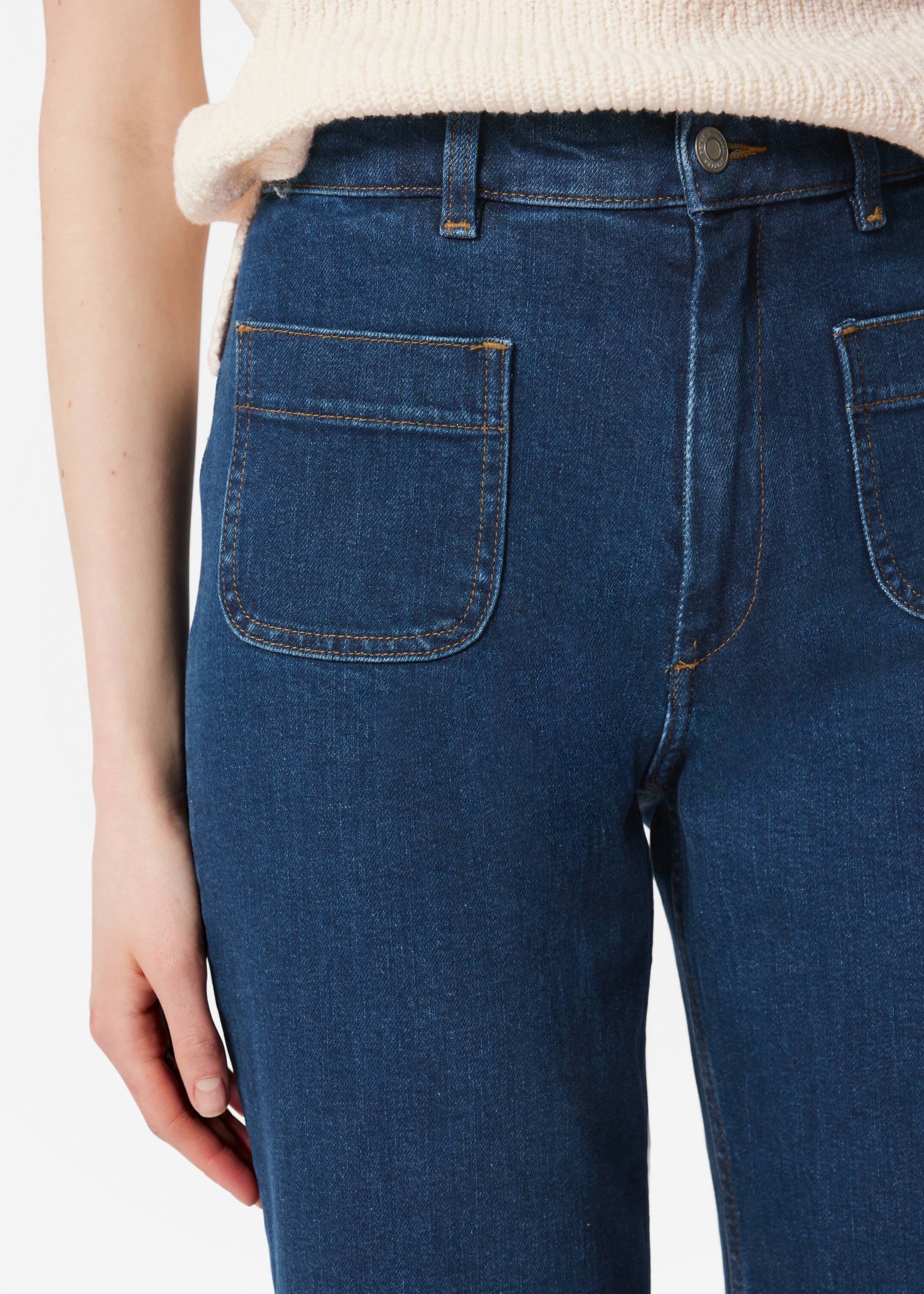 Visa större bild: Utsvängda jeans - New blue - DAM | H&M SE 3