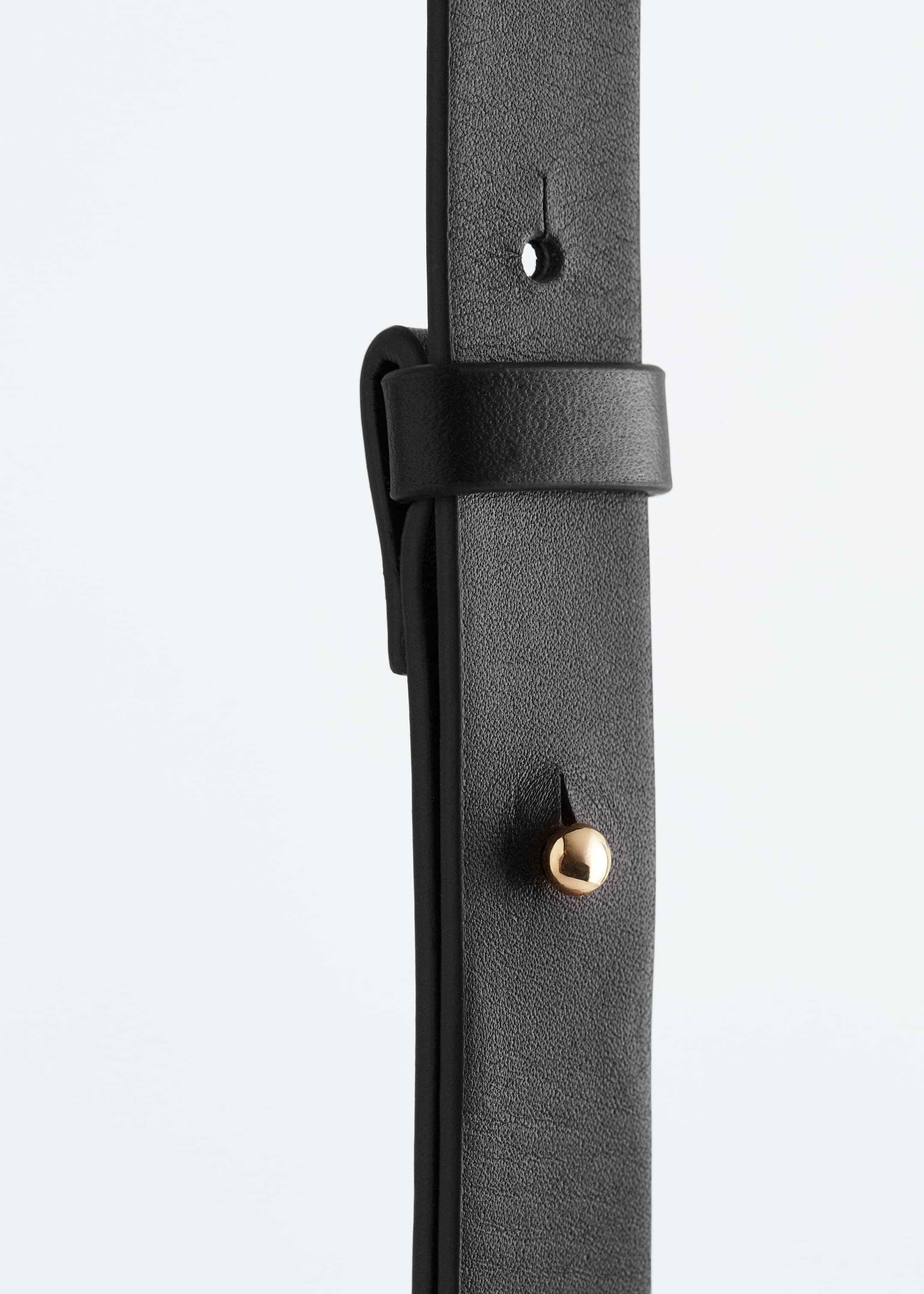 Agrandir l'image: Sac à bandoulière en cuir - Noir - FEMME | H&M FR 5