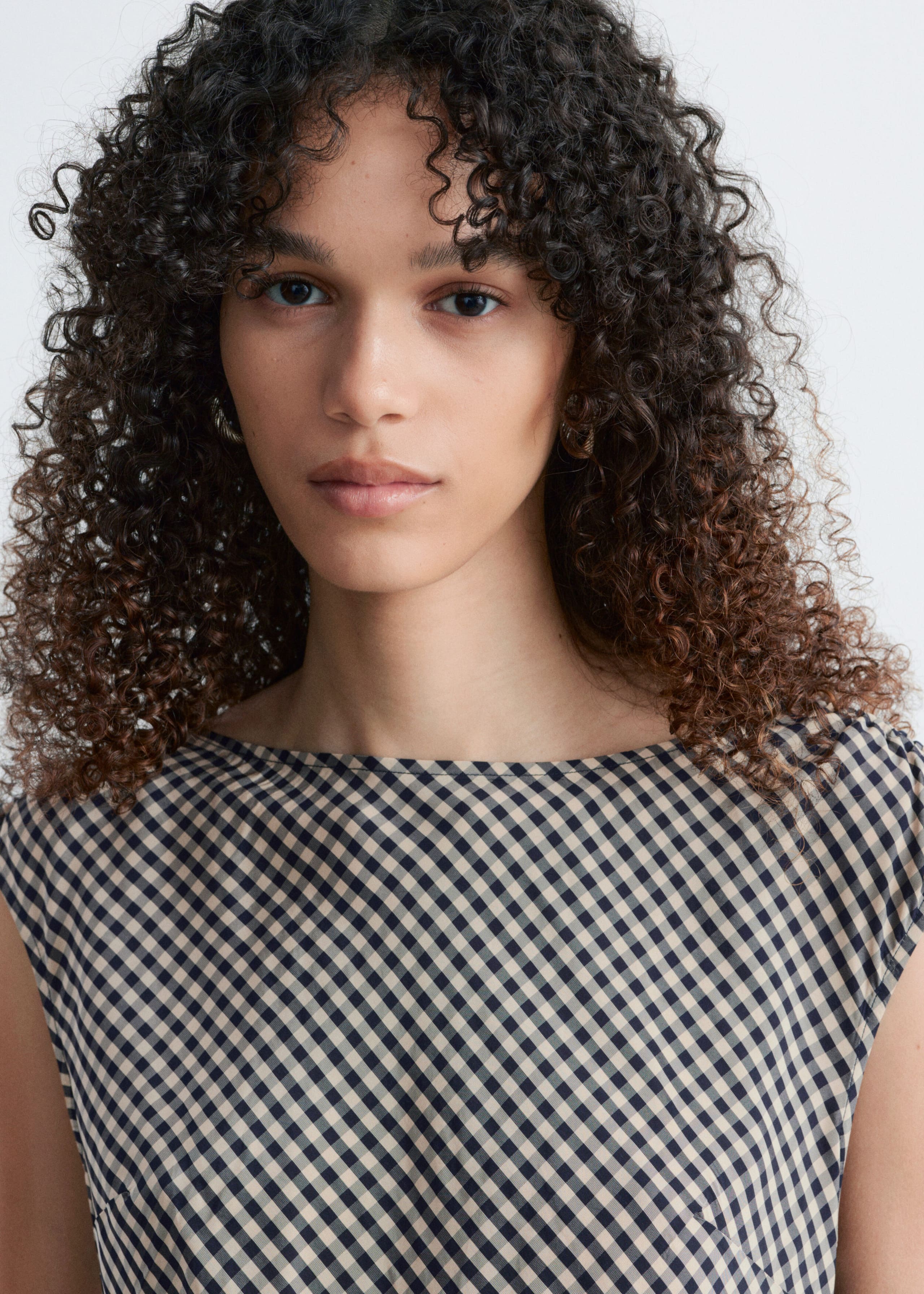 Image of Asymmetric Draped Midi Dress