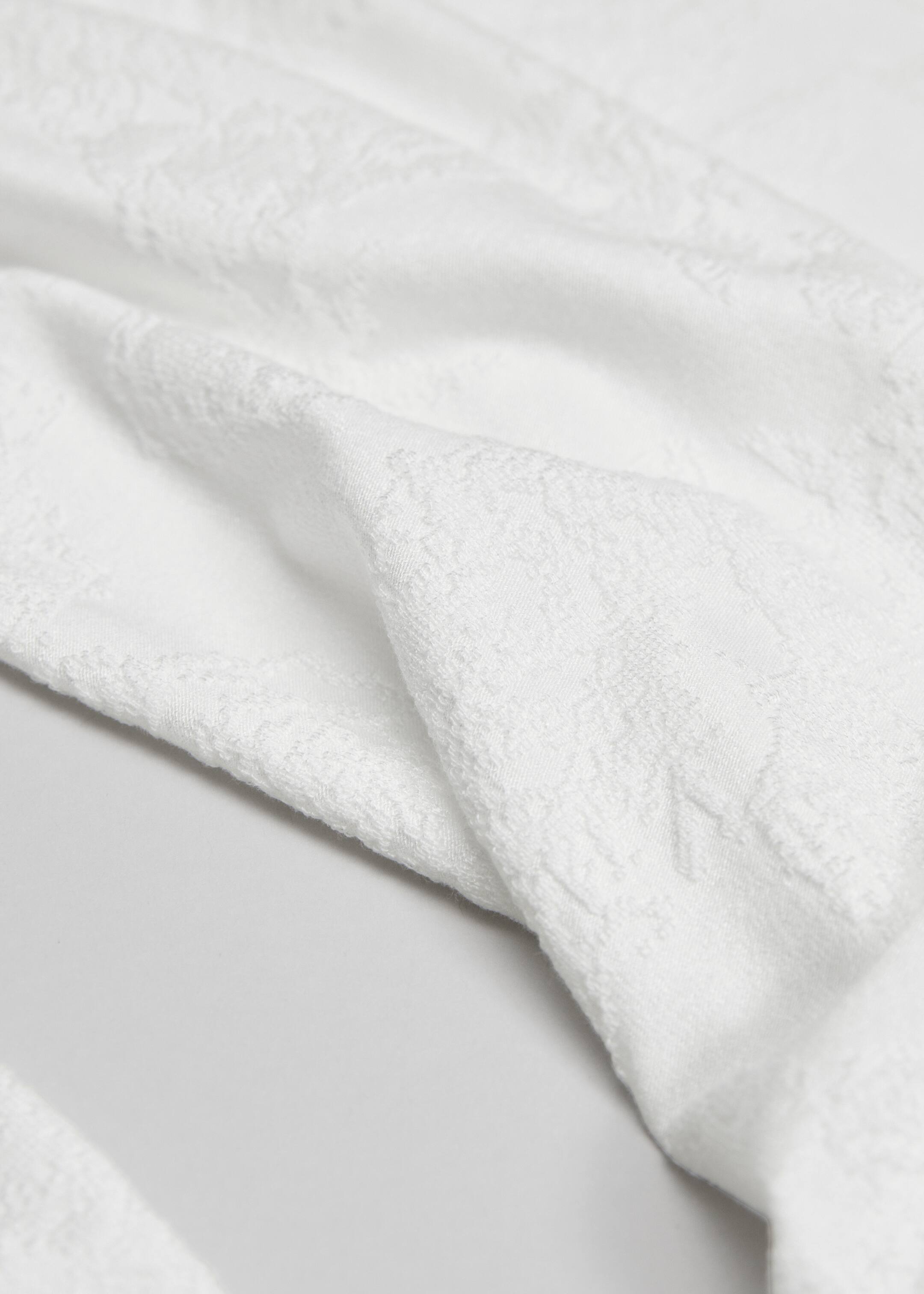 View larger image: Mock Neck Jacquard Top - White - Ladies | H&M GB 2