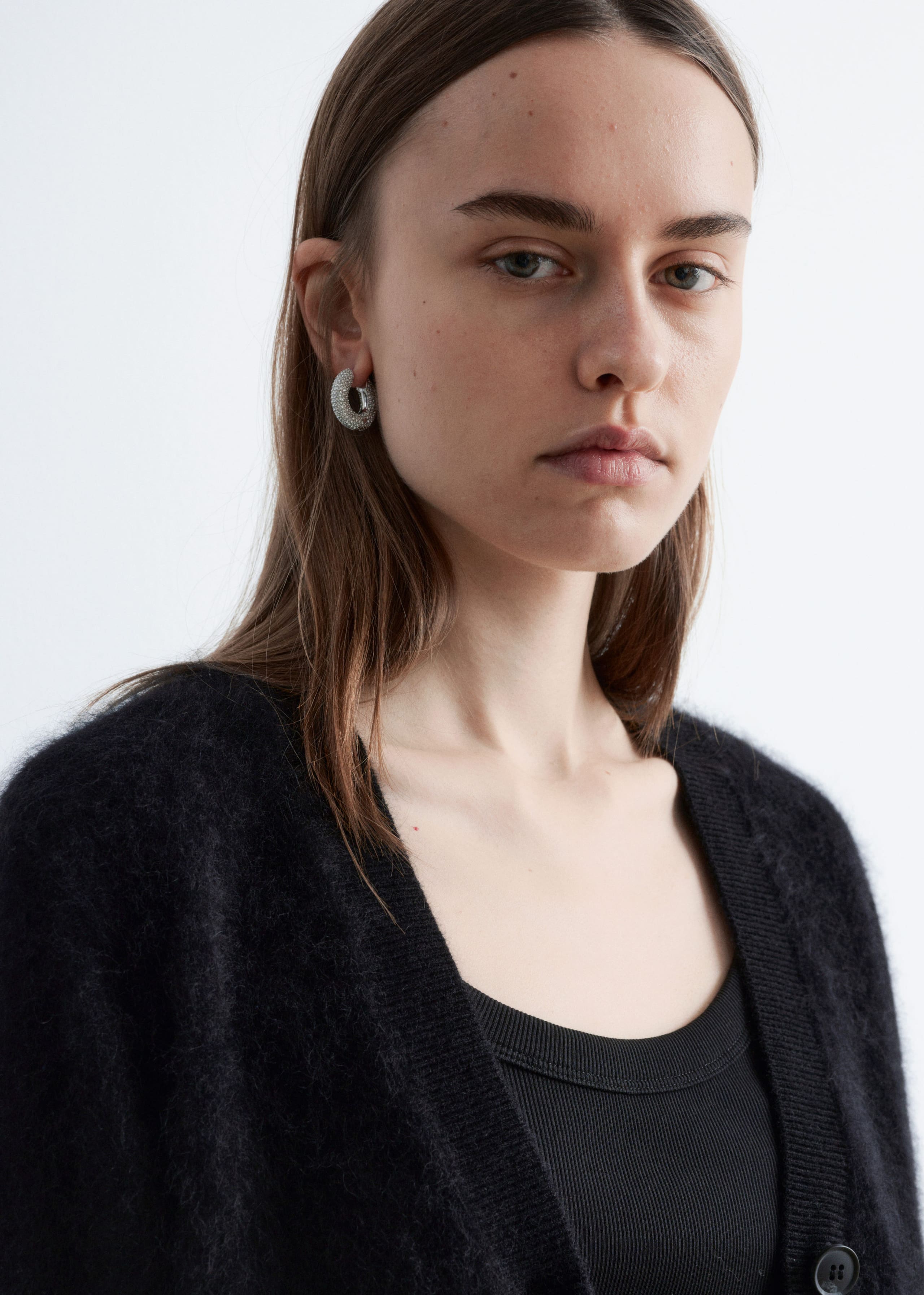 Image of Cropped Cashmere Cardigan