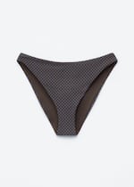 Dark Brown/Blue dots