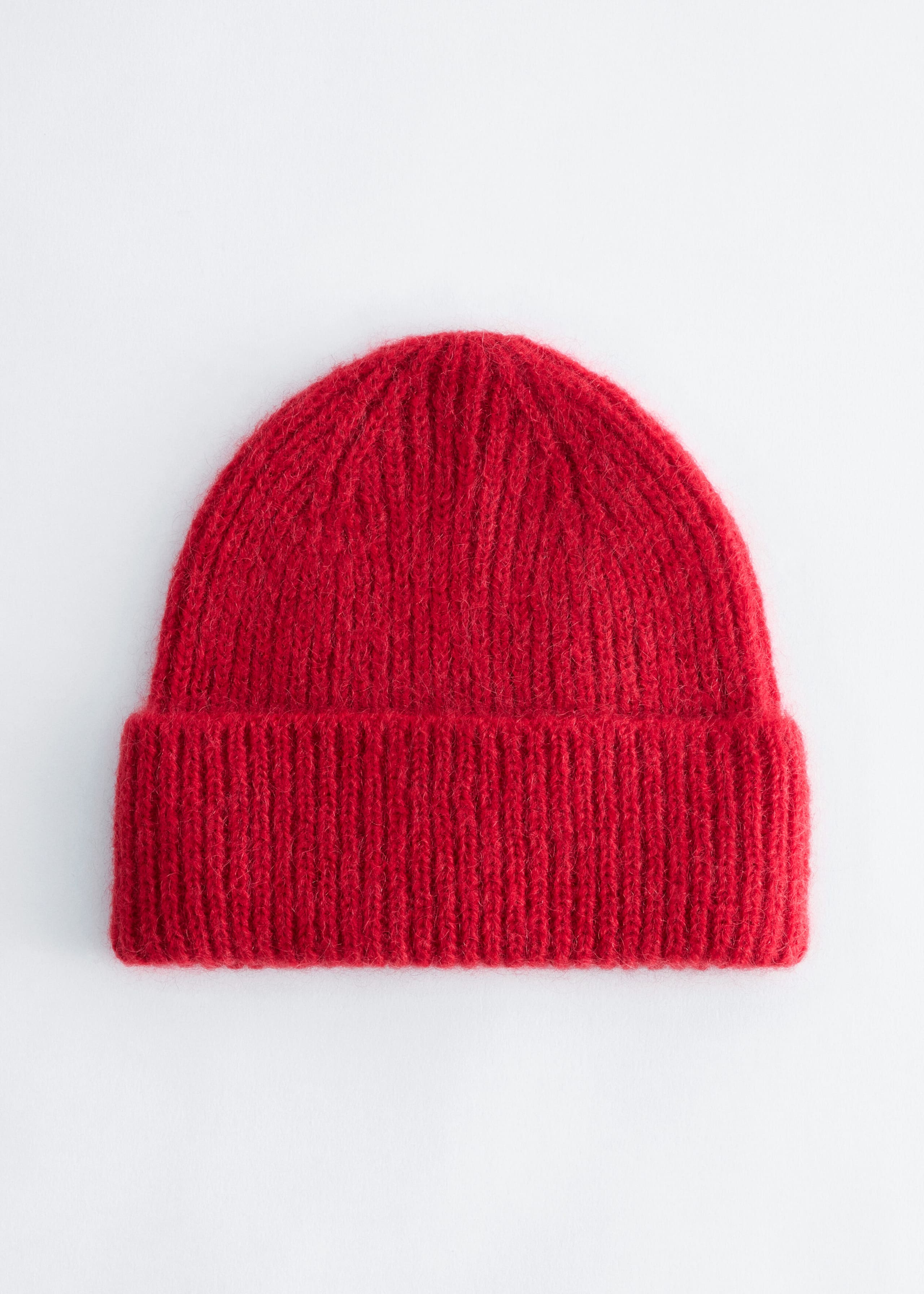 Wool Blend Beanie - Red - Still Life
