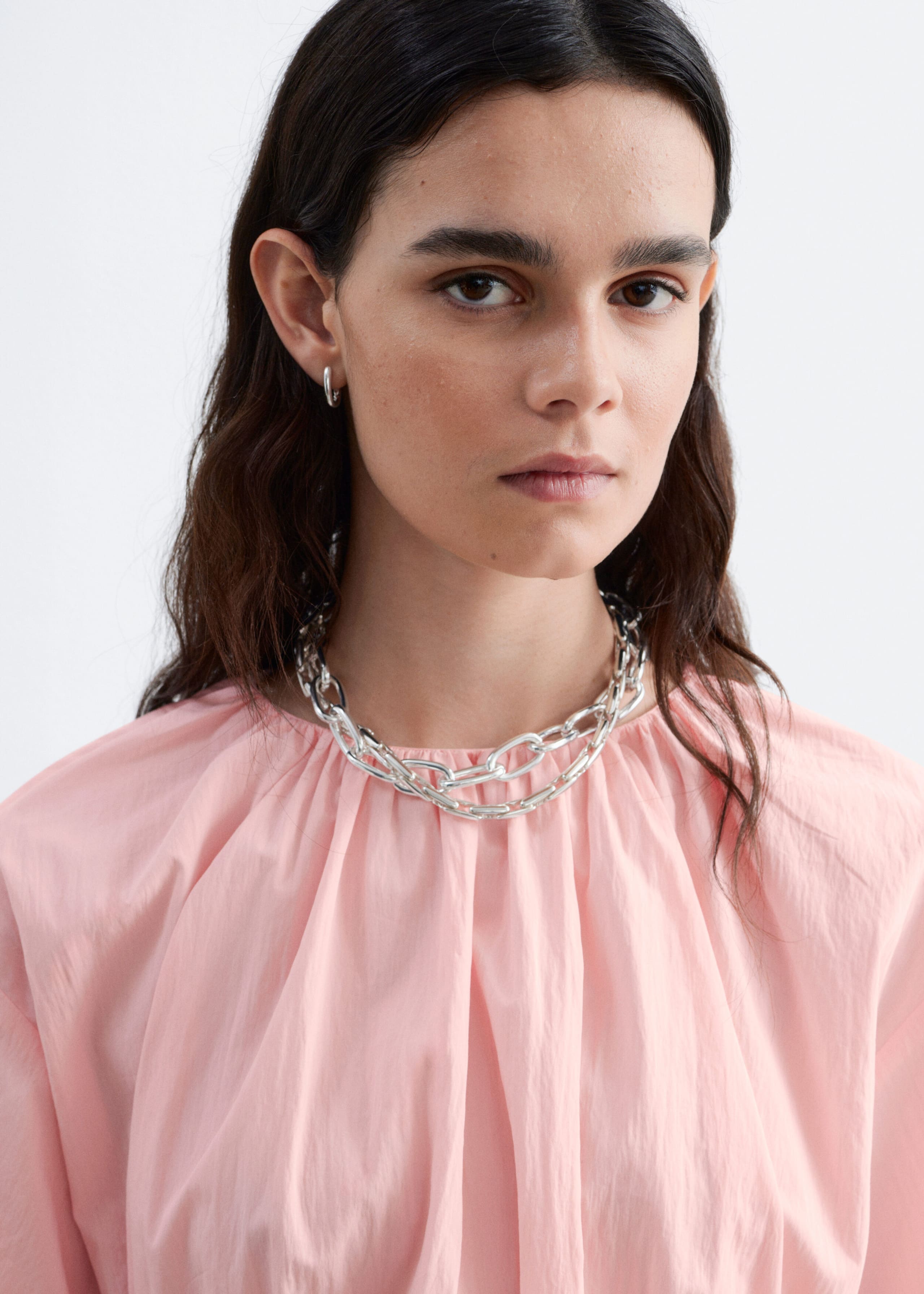 Chunky Chain Necklace - Silver - Still Life