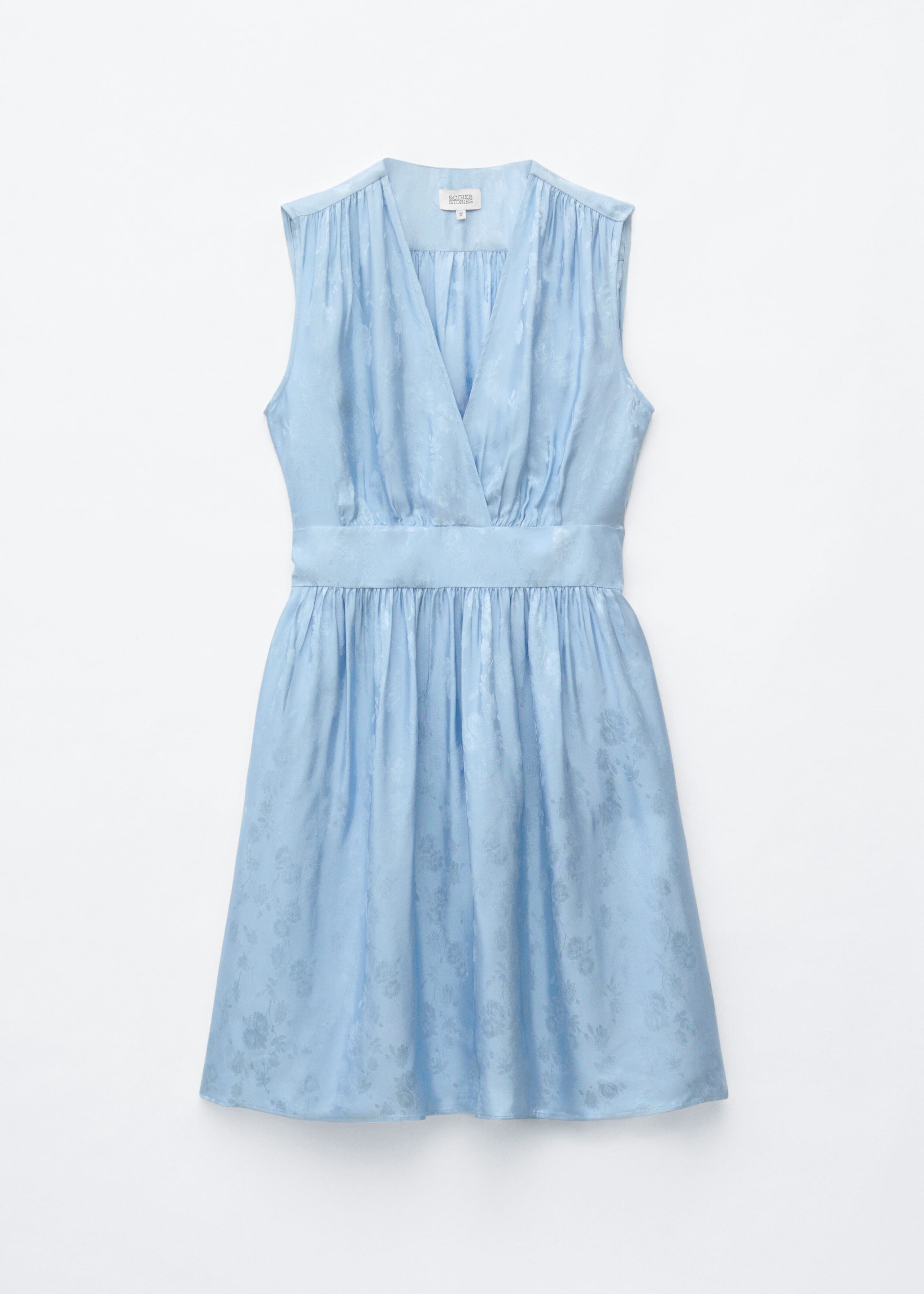 Jacquard Mini Dress - Hellblau - Stillleben