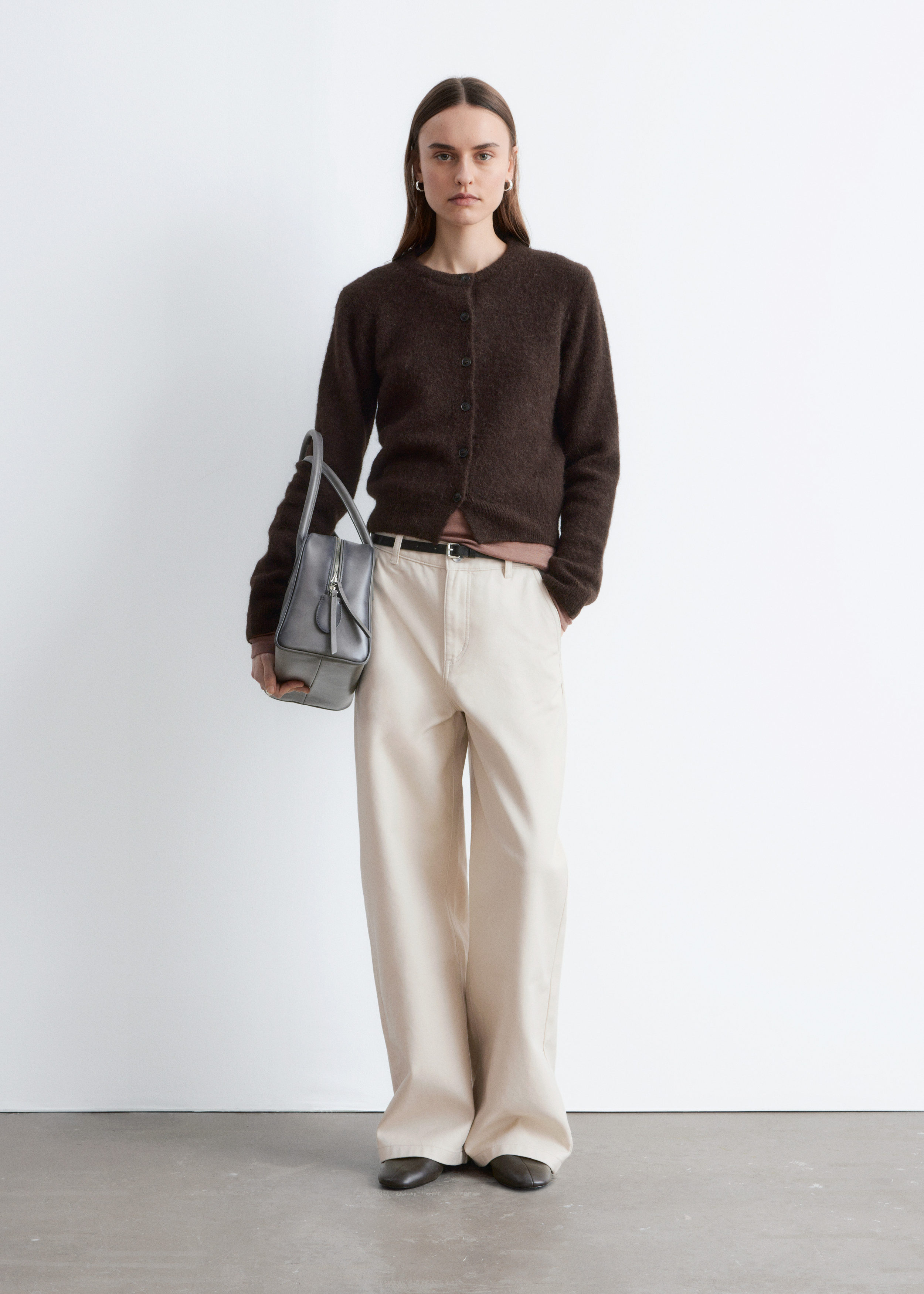 Relaxed Wide-Leg Cotton Trousers