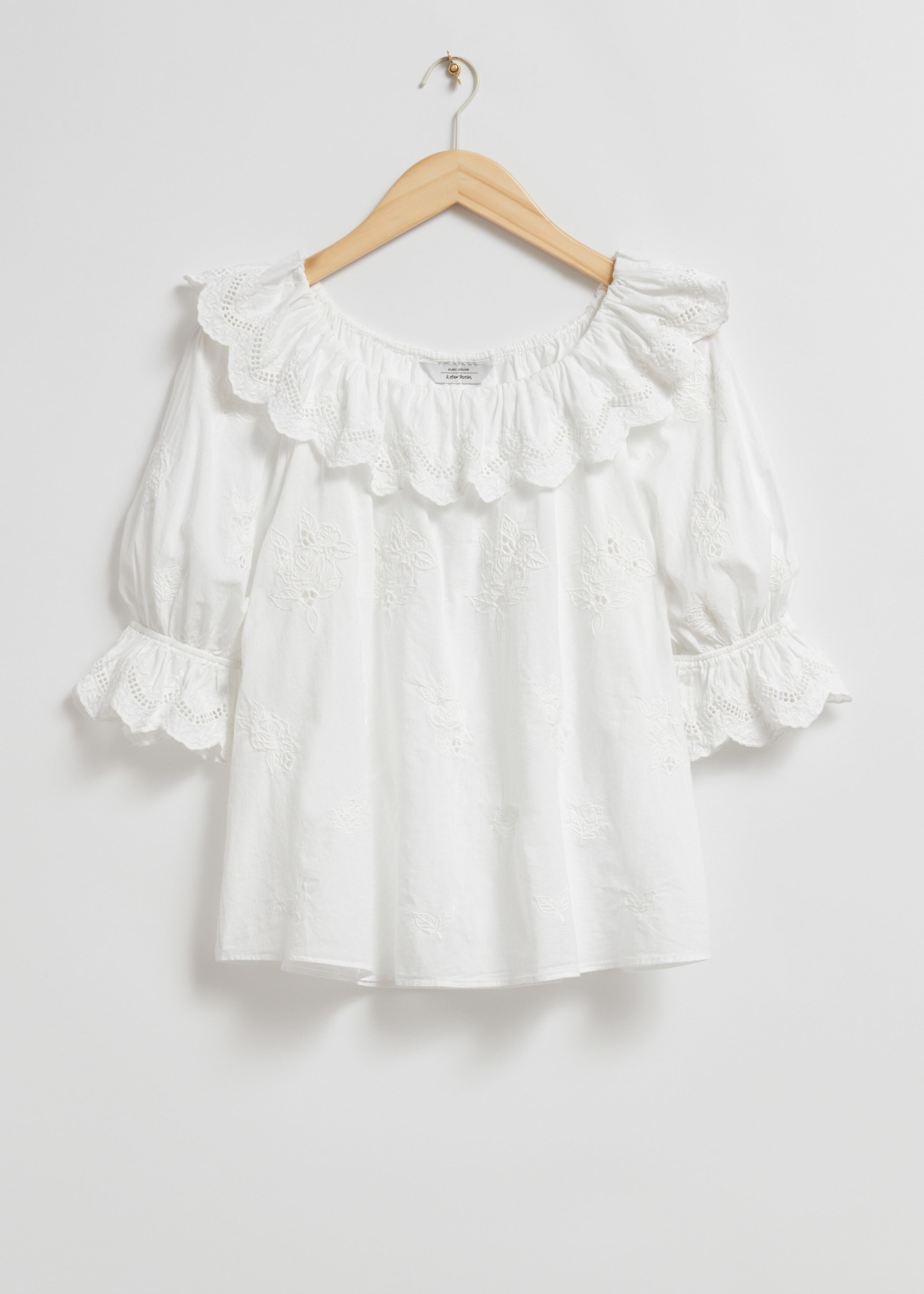 Embroidered Blouse - Ivory Embroidered - & Other Stories US