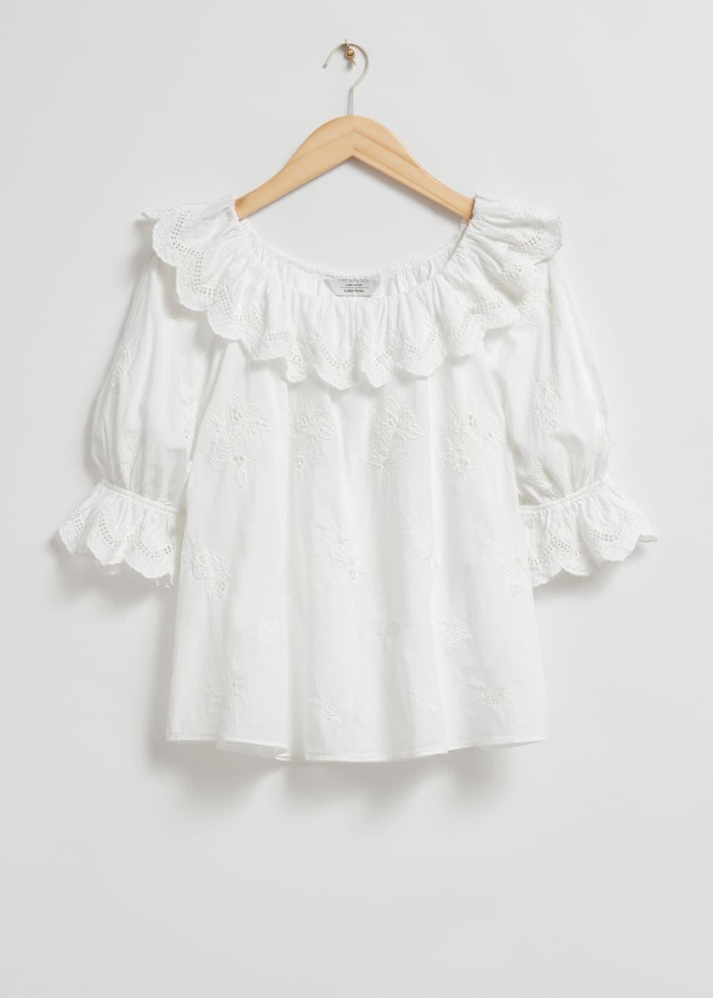 Embroidered Blouse - Black Embroidered - Still Life