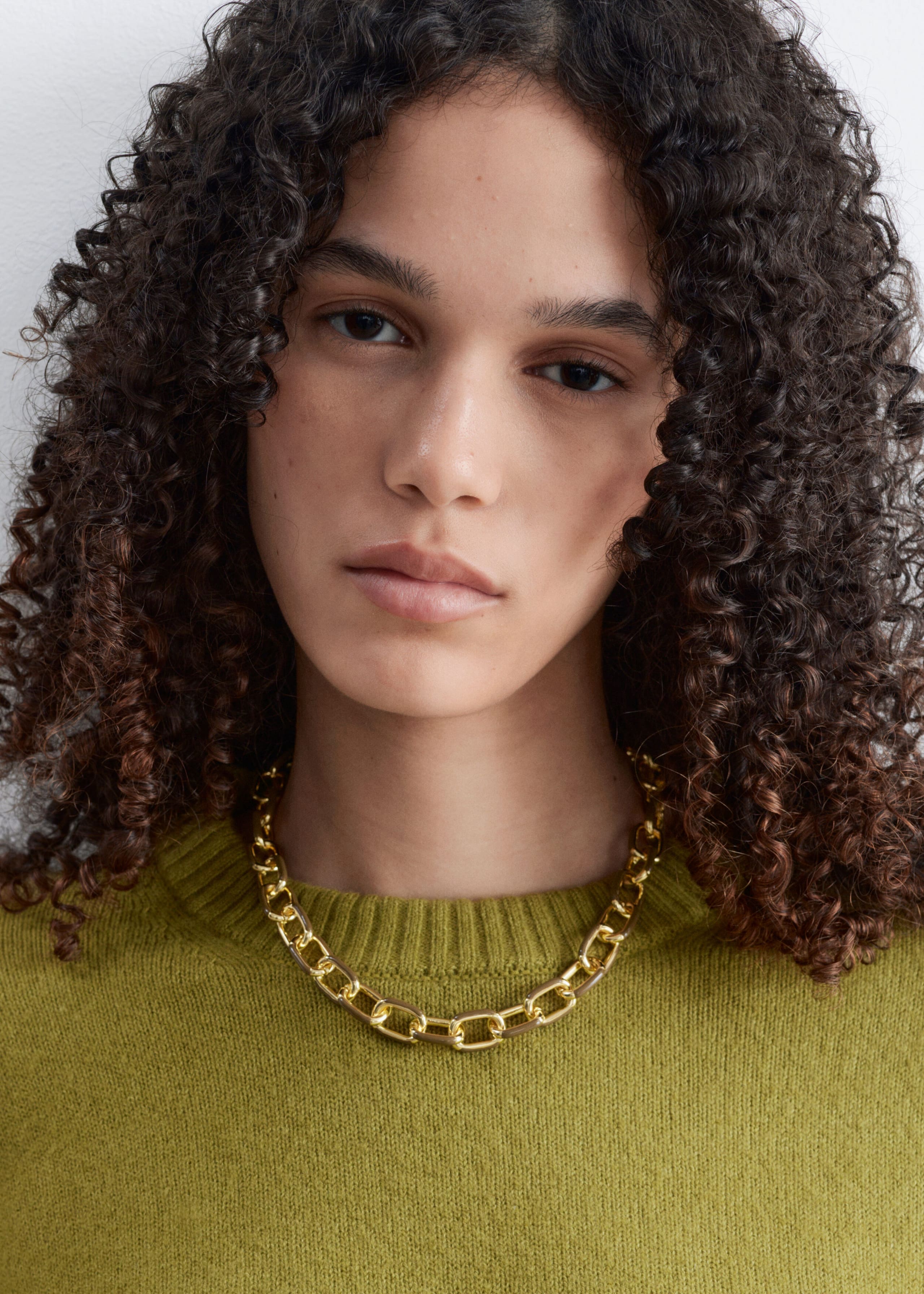 Chain Necklace - Silver - Lookbook
