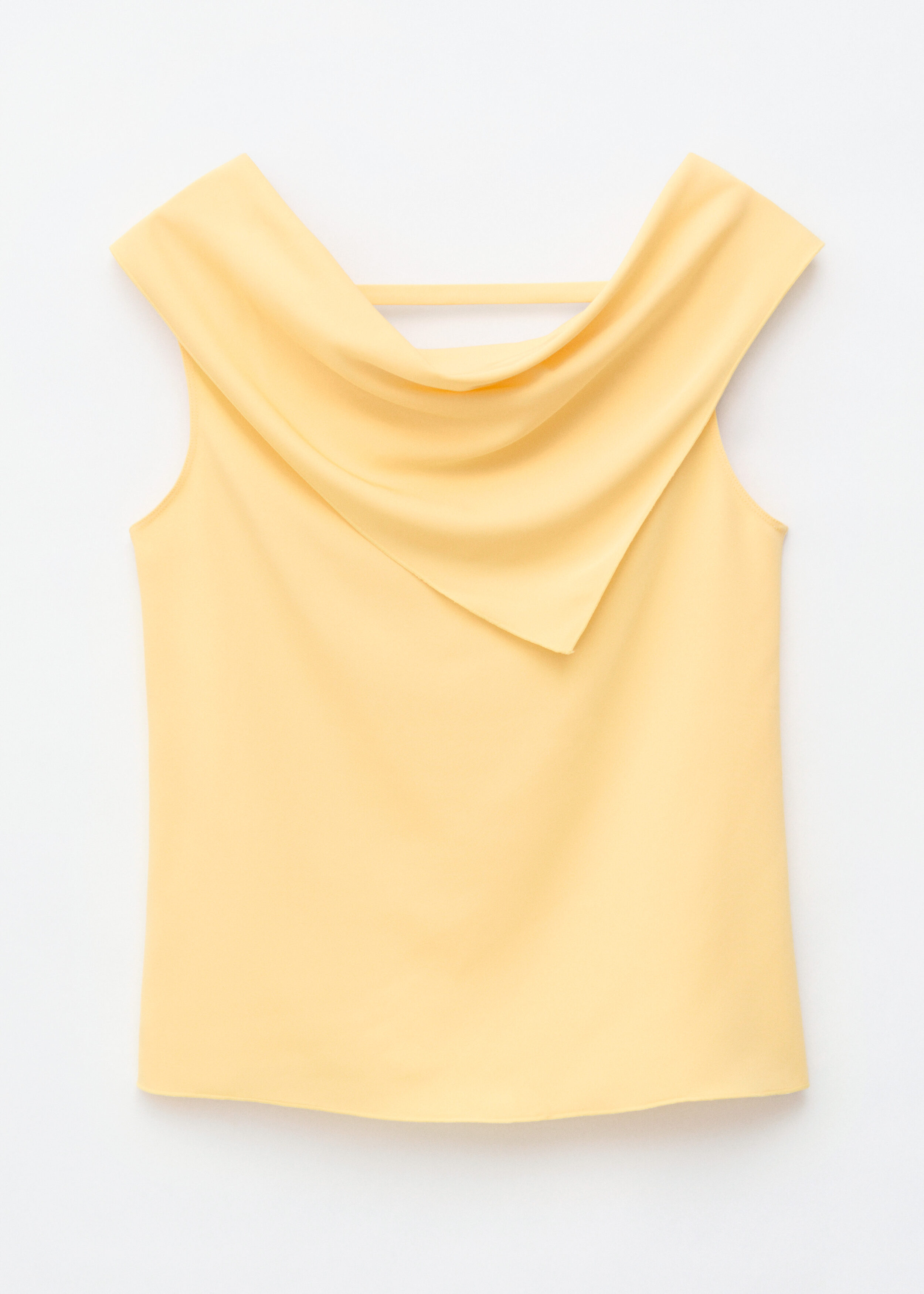 Scarf Detail Sleeveless Top