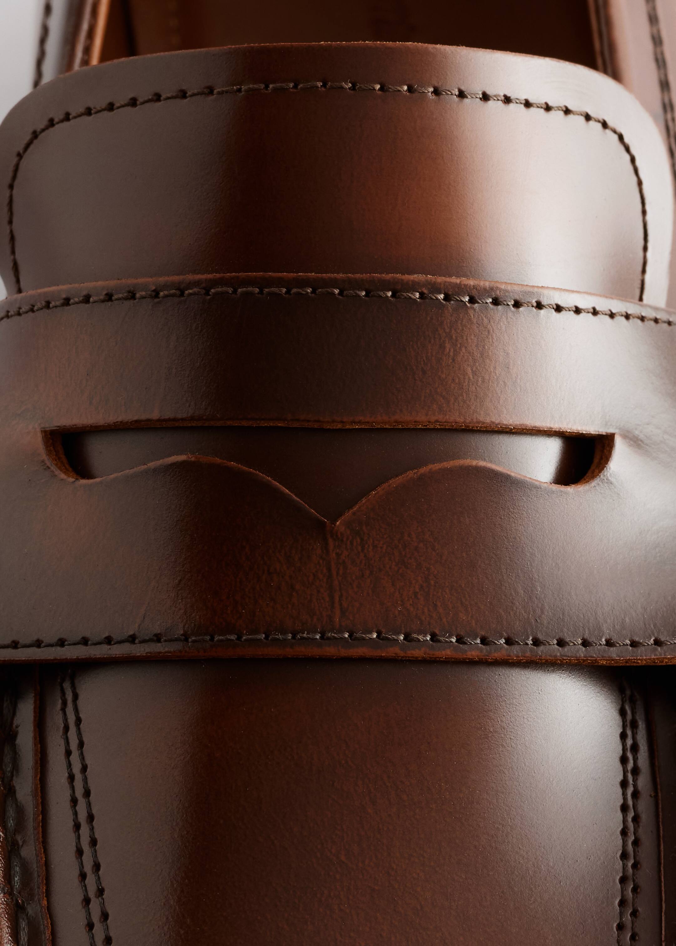 Visa större bild: Chunky läderloafers - Brown - DAM | H&M FI 4