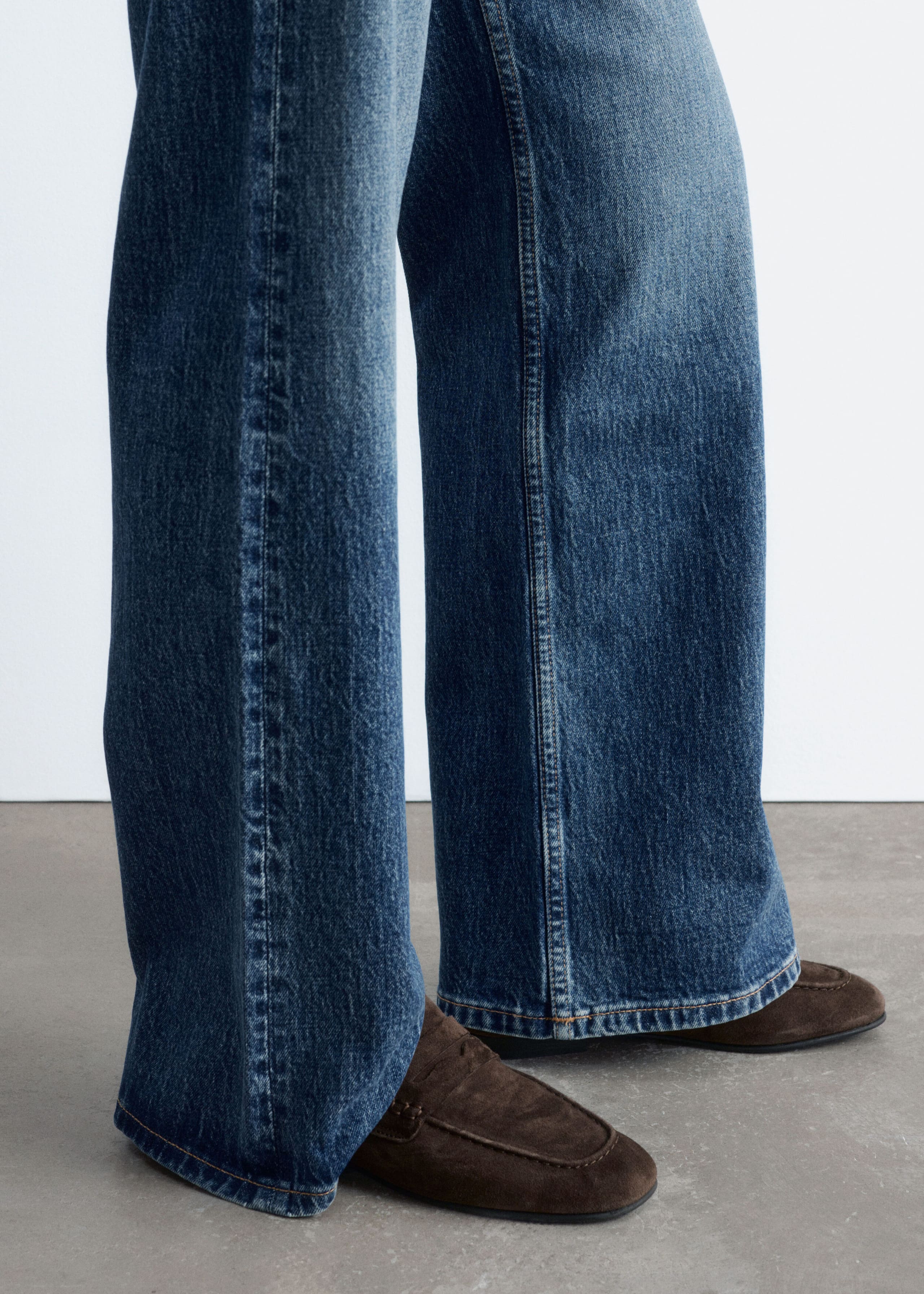 Ruched Loafers - Cognac - Lookbook