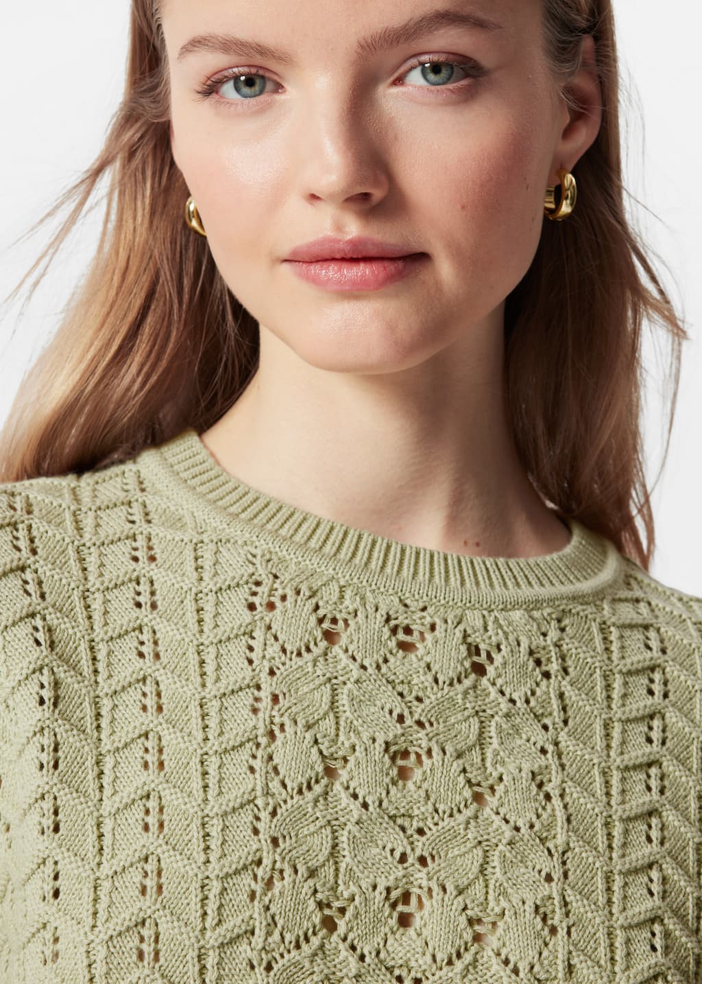 Image of T-shirt en maille pointelle