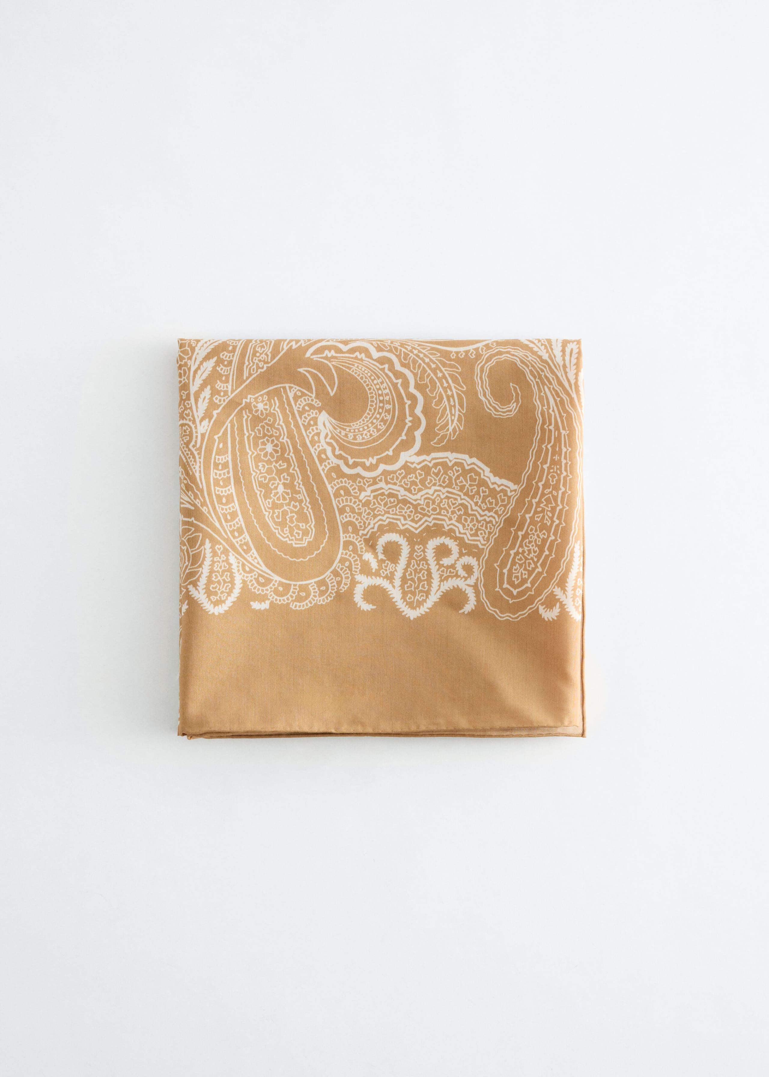 Silk-Blend Paisley Scarf