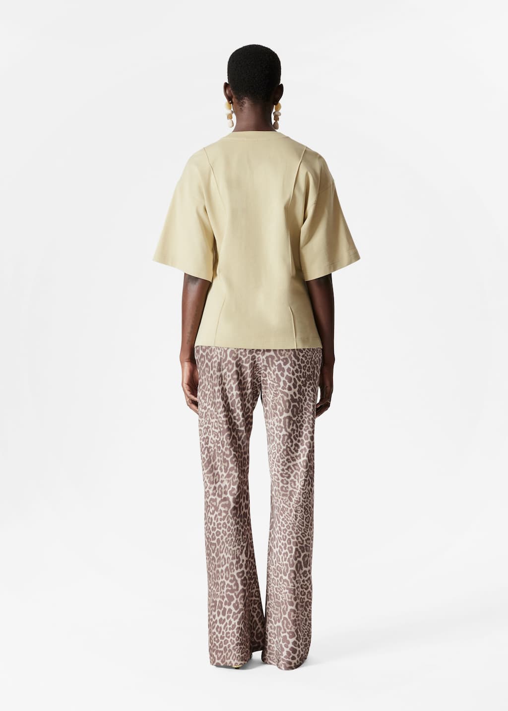 Camiseta estructurada - Amarillo - Lookbook