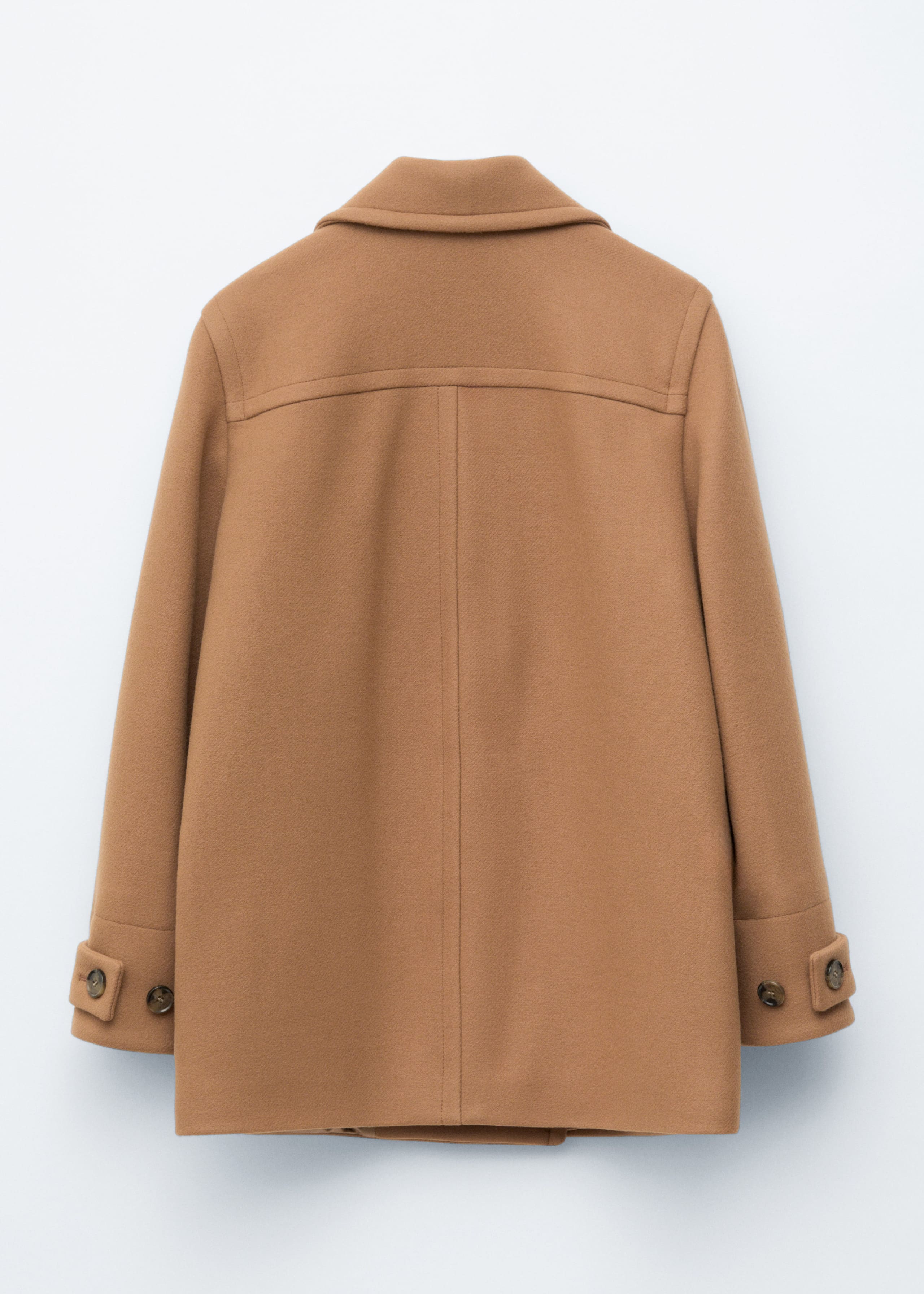 Image of Tailored Wool Pea Coat