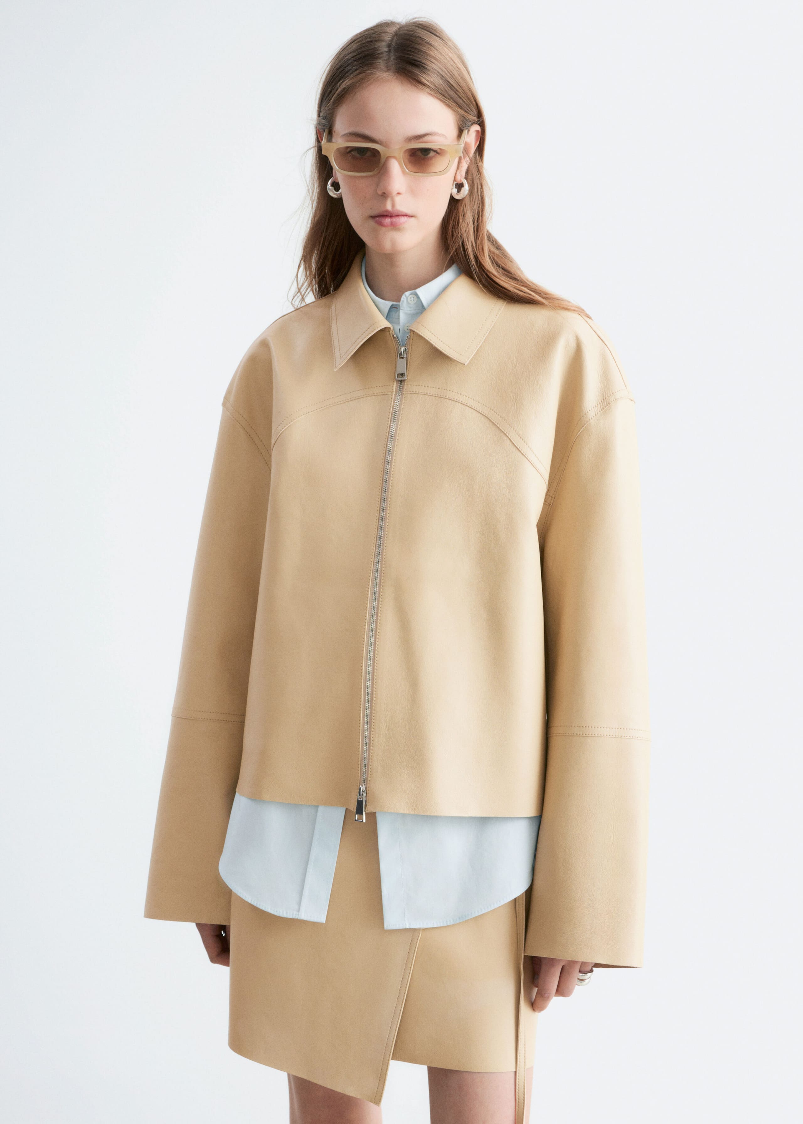 Image of Legere Lederjacke