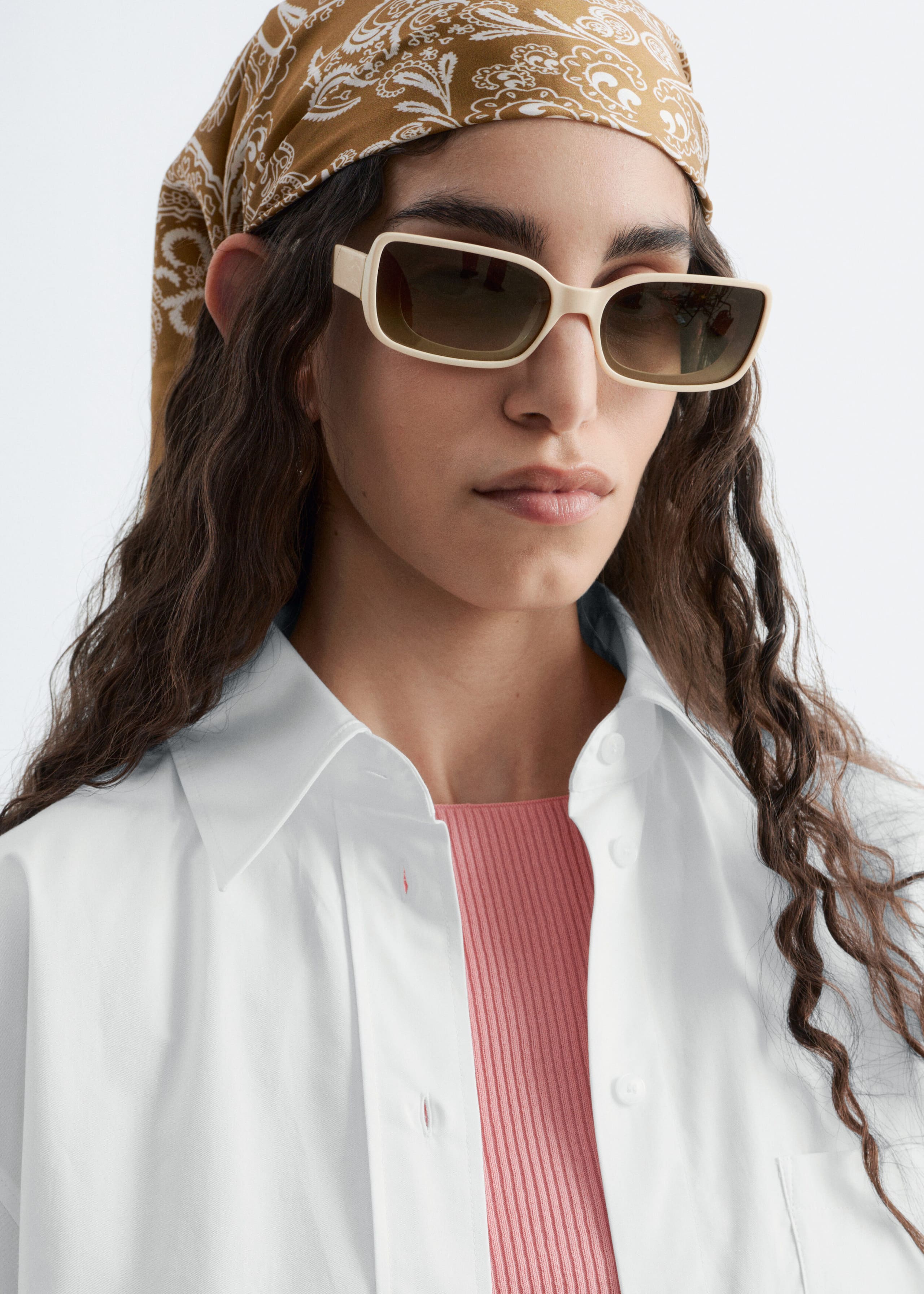 Image of Bold Rectangular Sunglasses