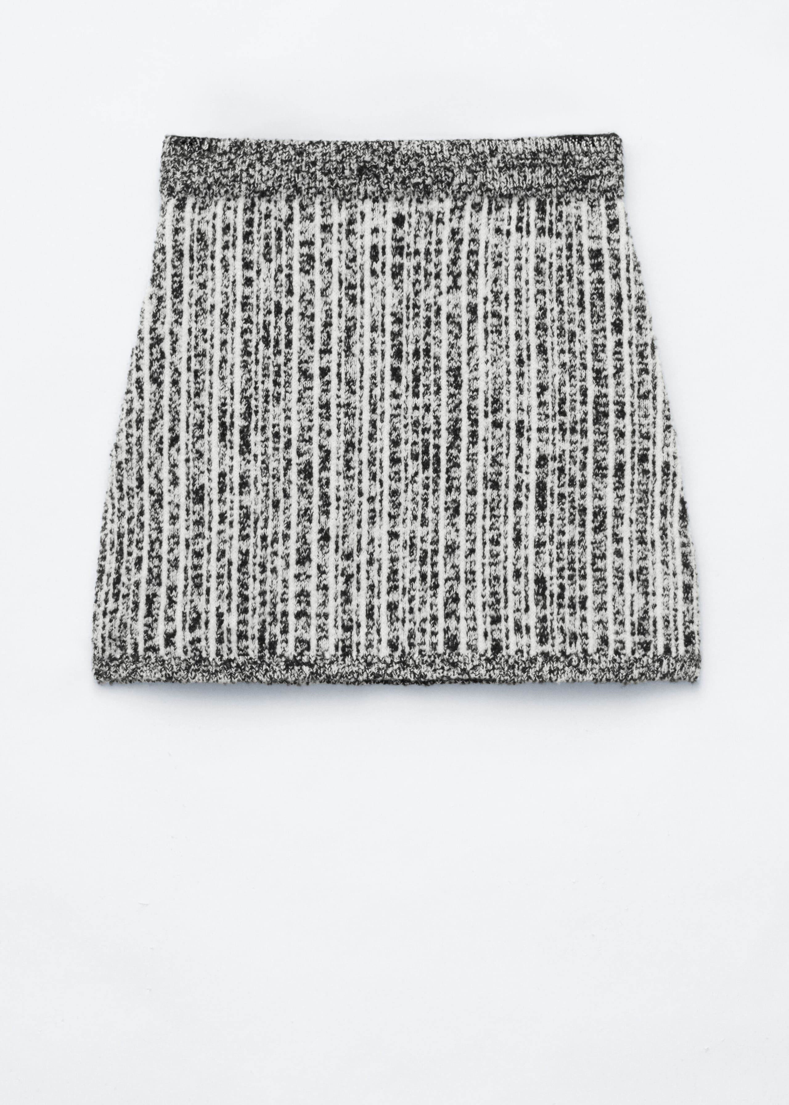 Image of Wool-Cotton Boucl Skirt