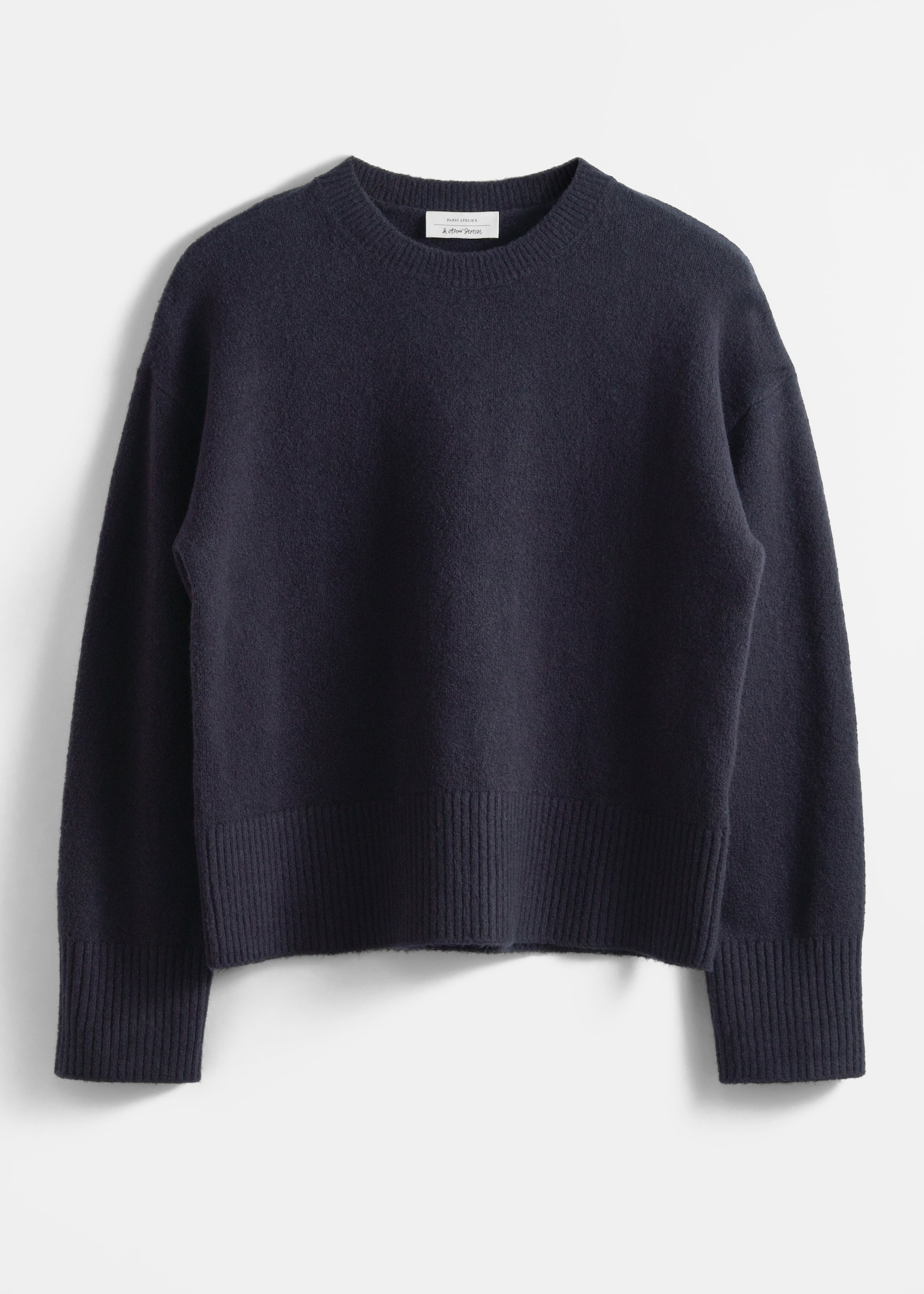Relaxed Knit Jumper - Navy/Grey Melange/Dark Red/Dark Blue/Black/Mole Beige/White/Cerise Pink/Mole