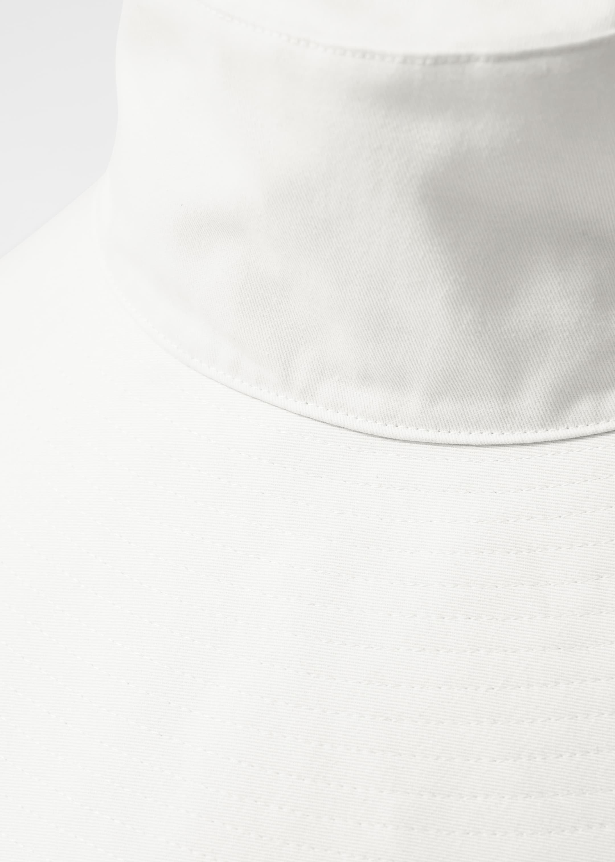 Agrandir l'image: Chapeau de soleil en coton à bord large - Blanc - FEMME | H&M FR 3