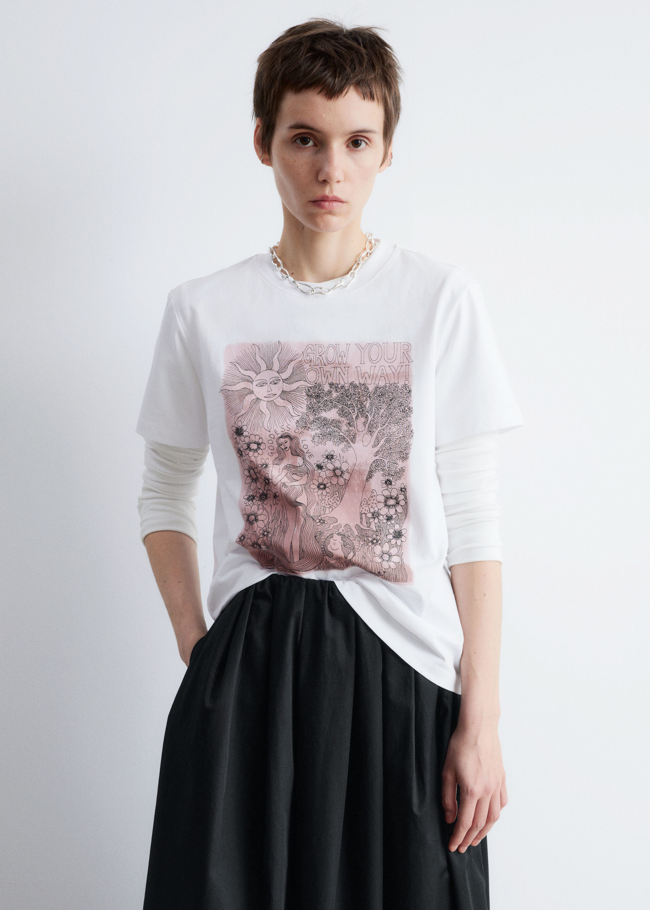 Image of T-shirt in cotone